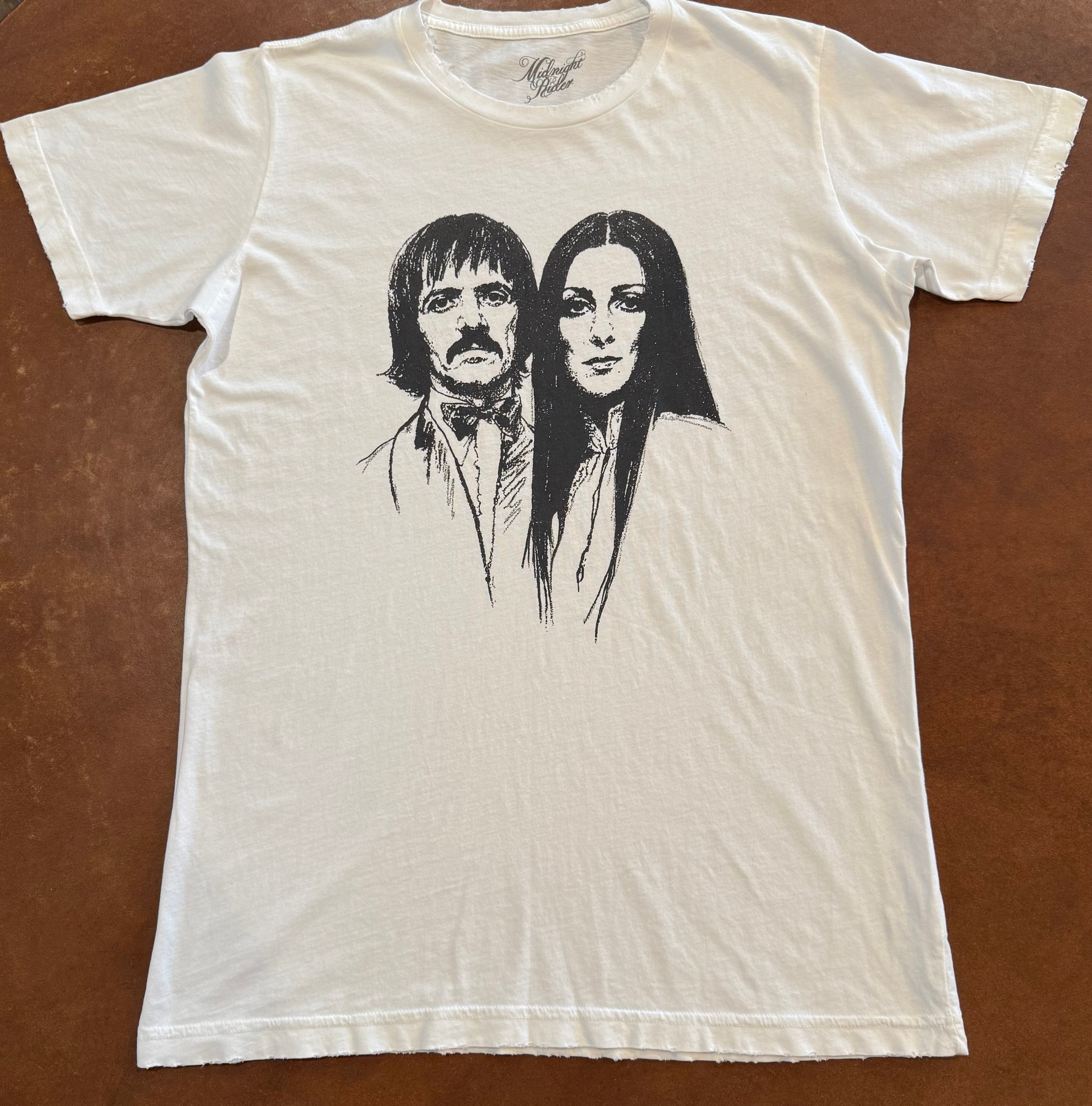 Sonny and Cher Portrait Unisex Tee