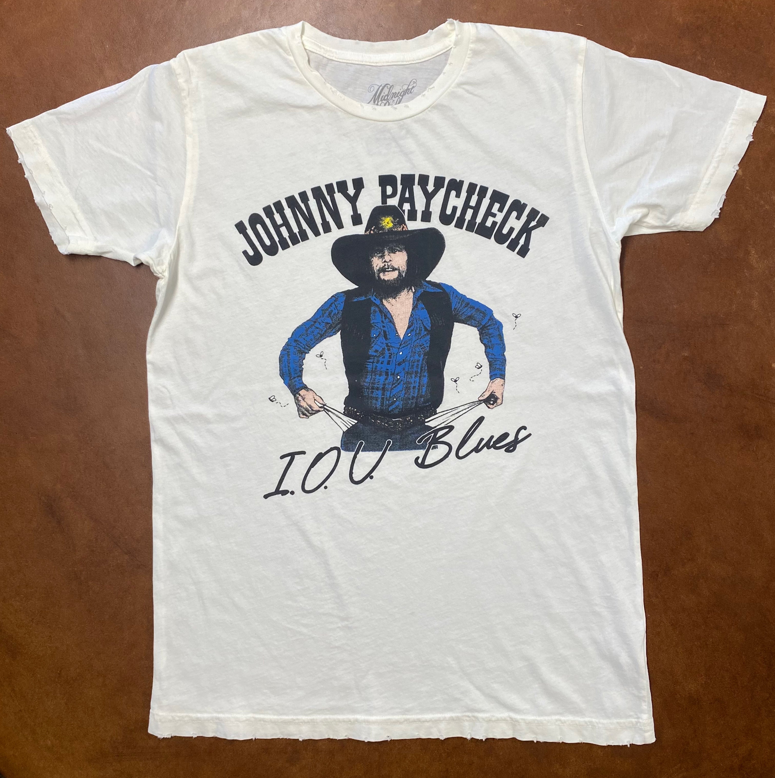 Johnny Paycheck I.O.U. Blues Unisex Tee