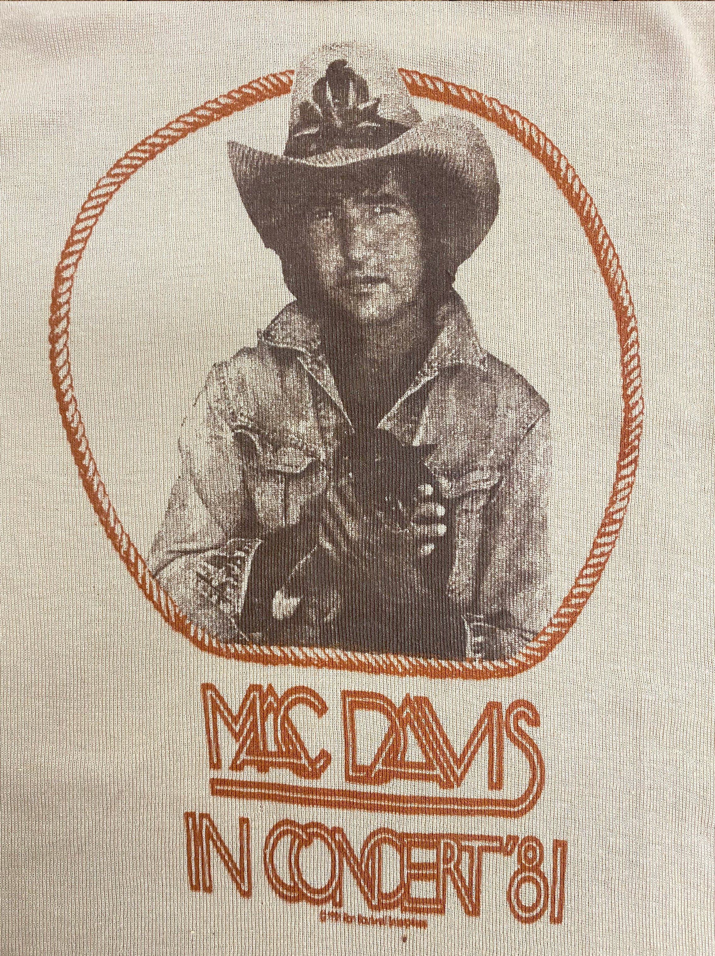 Mac Davis in Concert '81 Vintage Tee