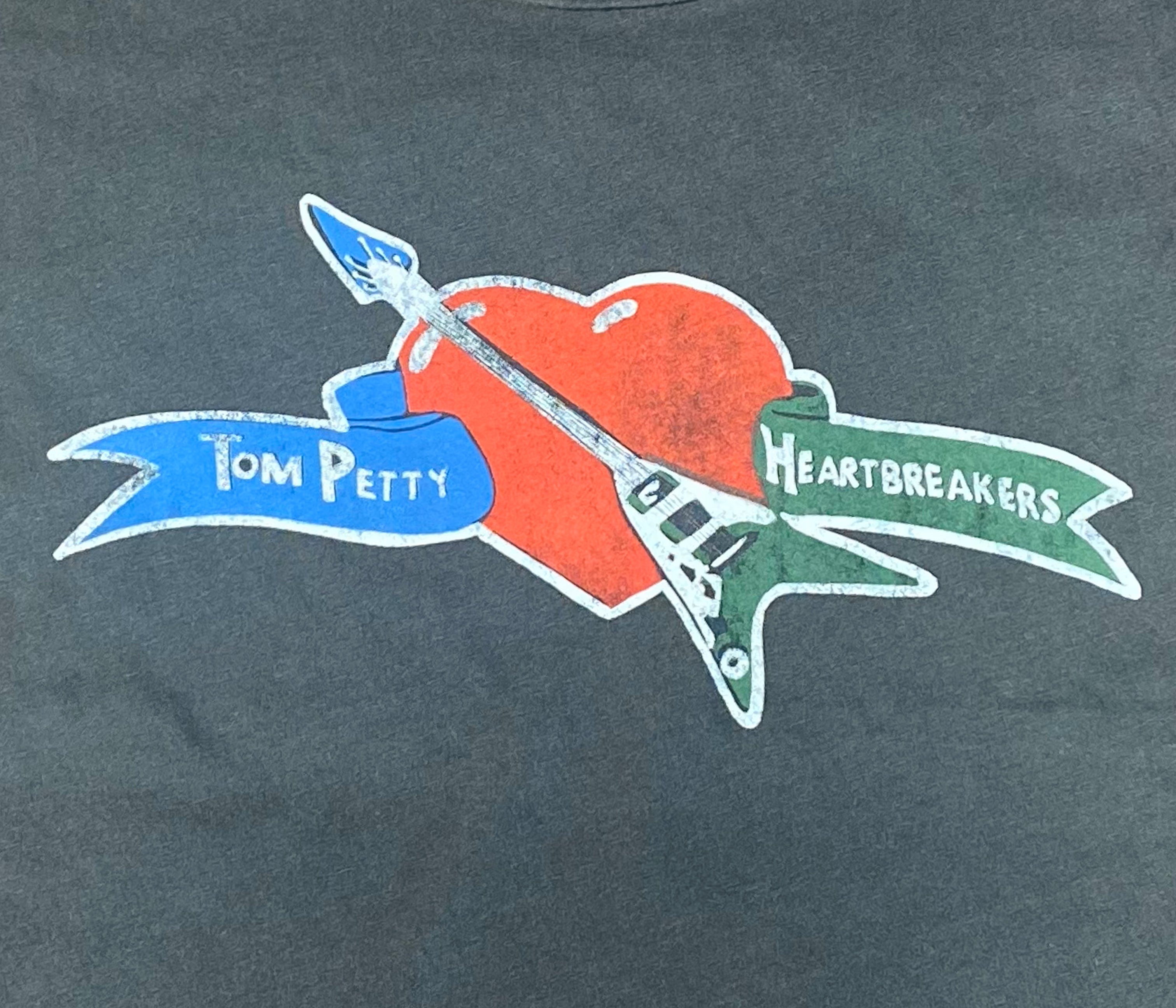 Tom Petty Heart Cut Off Crop Tee
