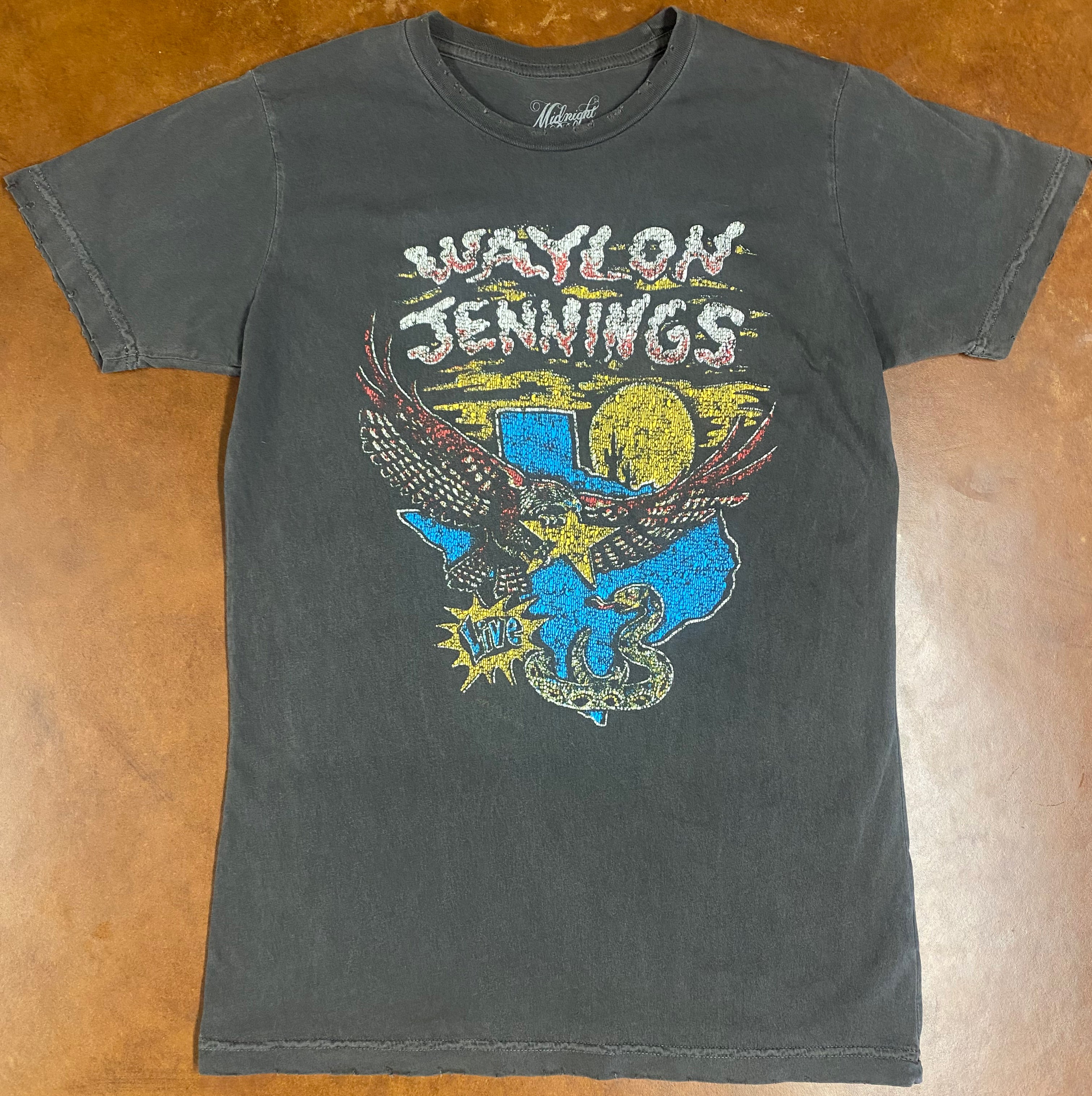 Waylon Jennings Eagle Unisex tee