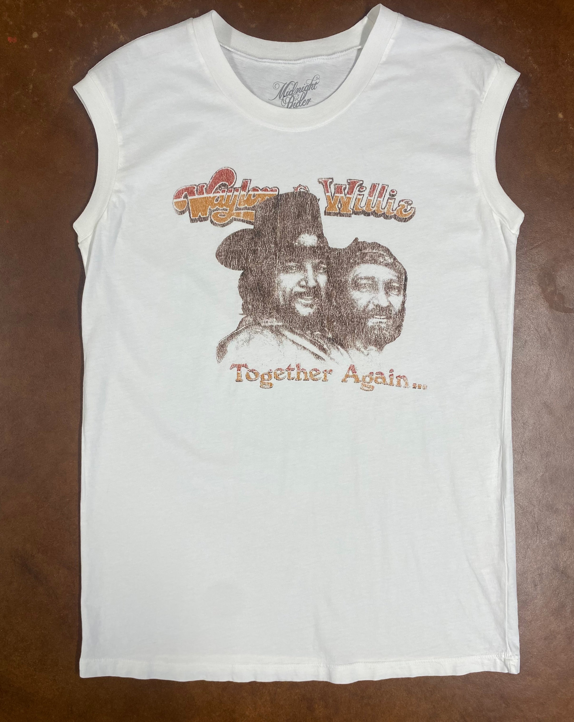 Waylon & Willie Together again Muscle Tee