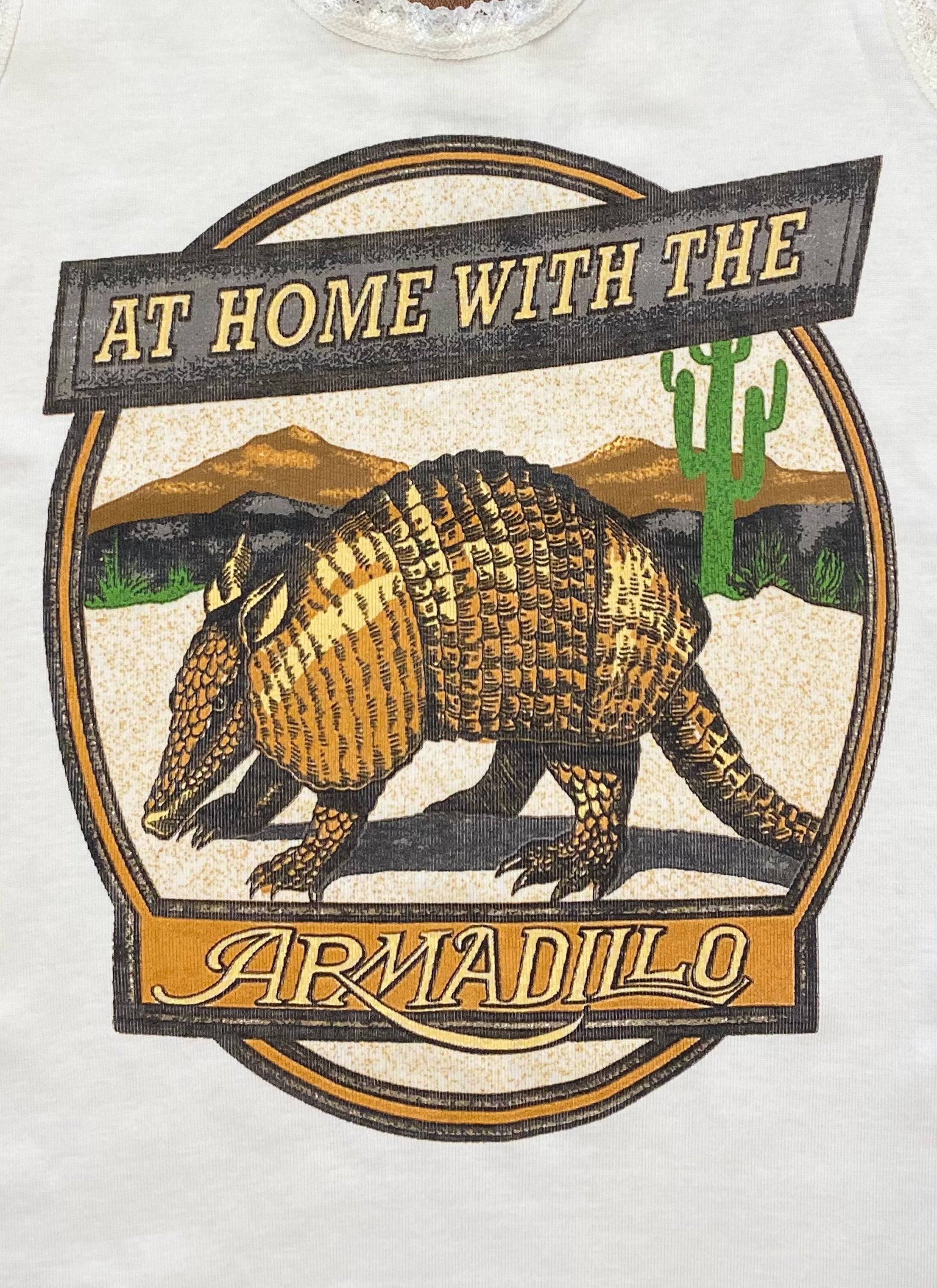 At Home with the Armadillo Lace Tank