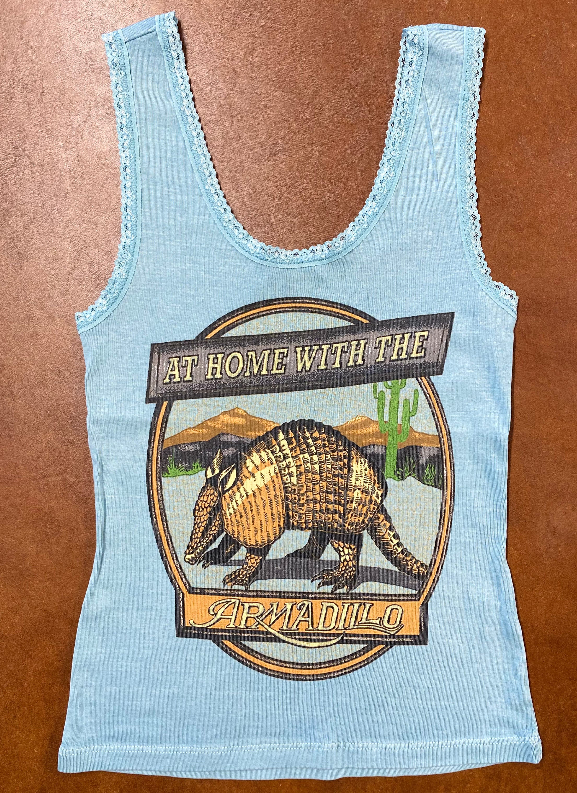 At Home with the Armadillo Lace Tank