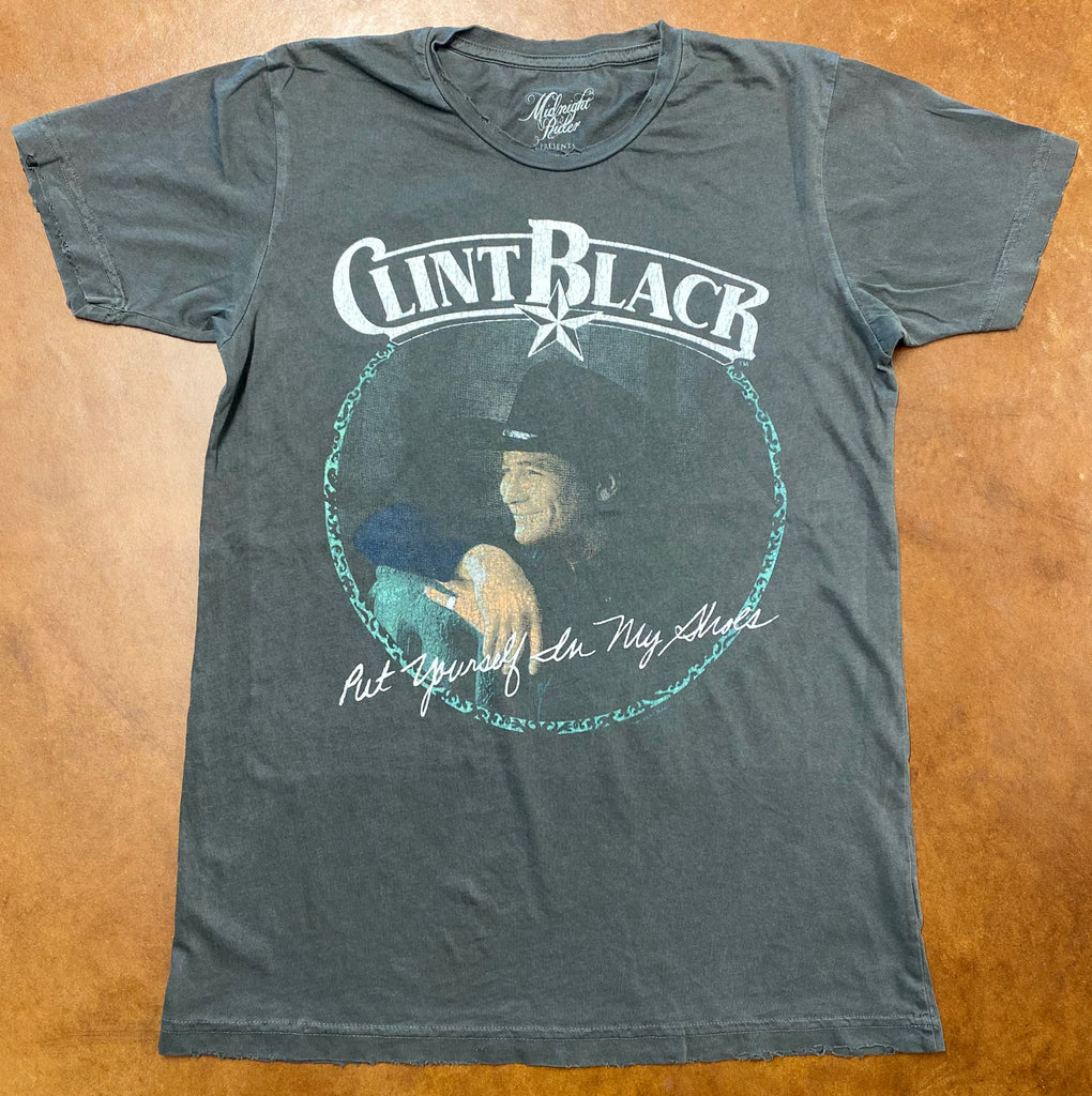 Clint Black: Put Yourself in My Shoes Unisex Tee — Midnight Rider