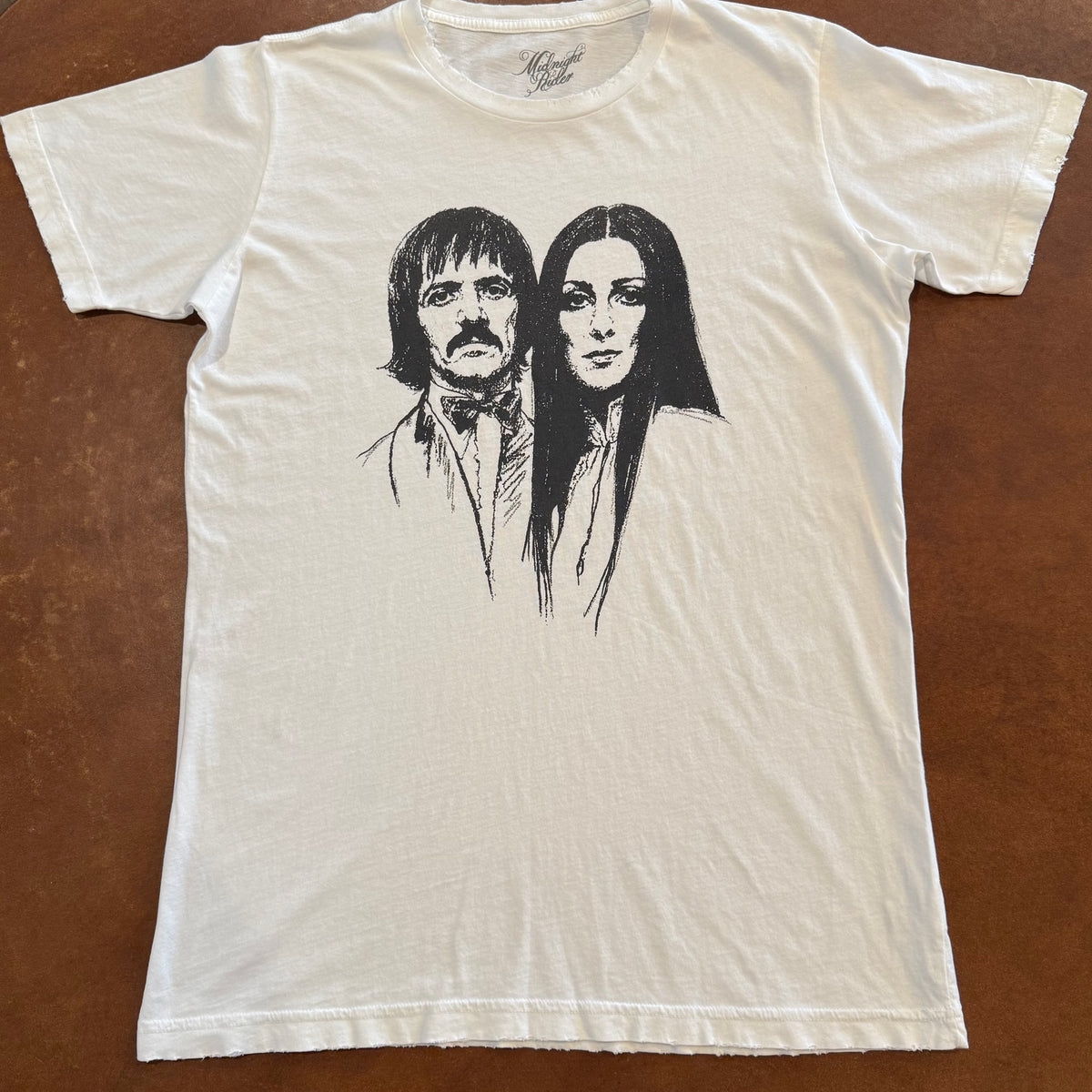 Sonny and Cher Portrait Unisex Tee — Midnight Rider