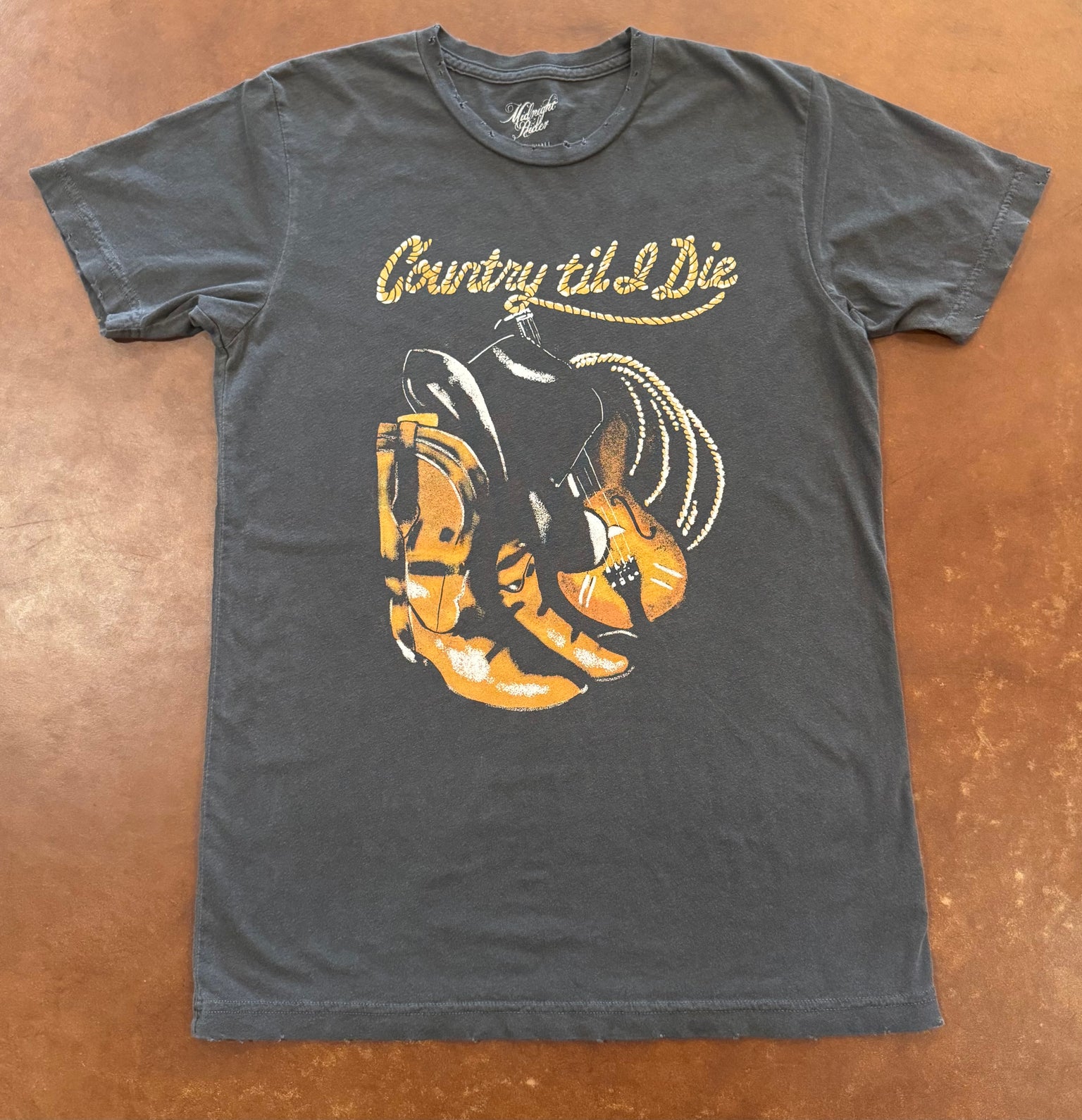 Midnight Rider - Vintage Americana Apparel T-Shirts for Men and Women