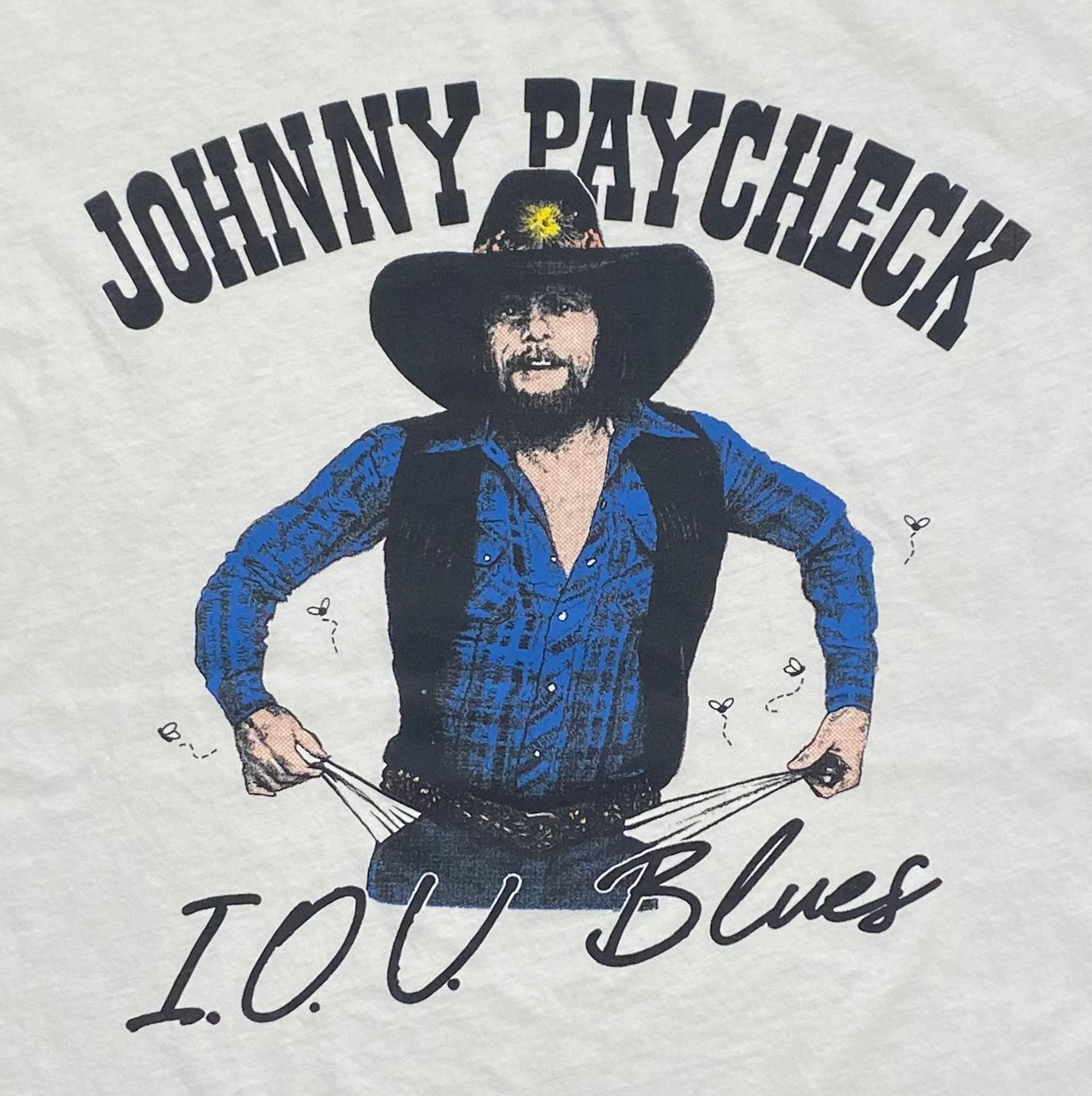 Johnny Paycheck I.O.U. Blues Unisex Tee