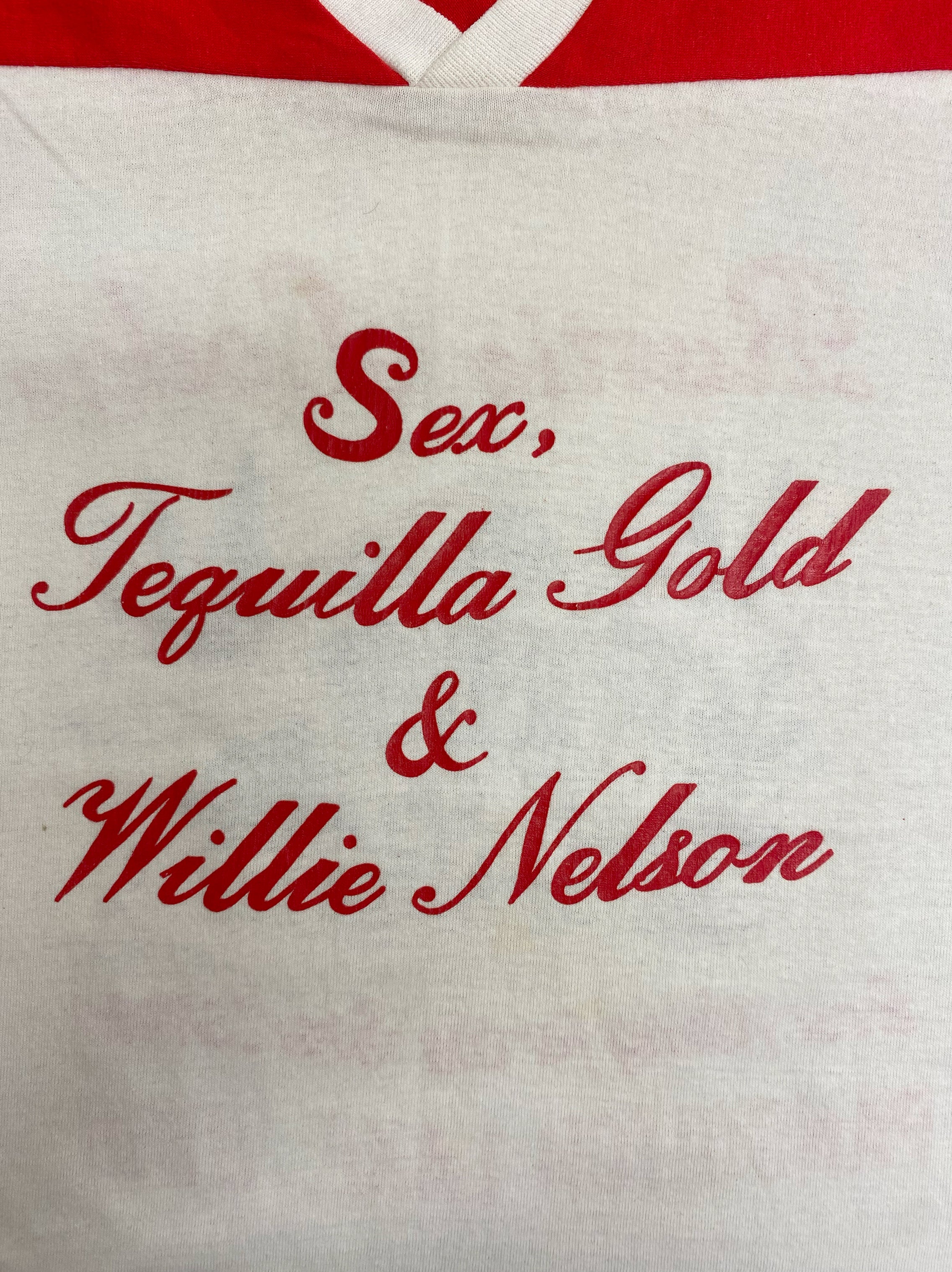 Sex, Tequilla Gold & Willie Nelson Vintage Tee