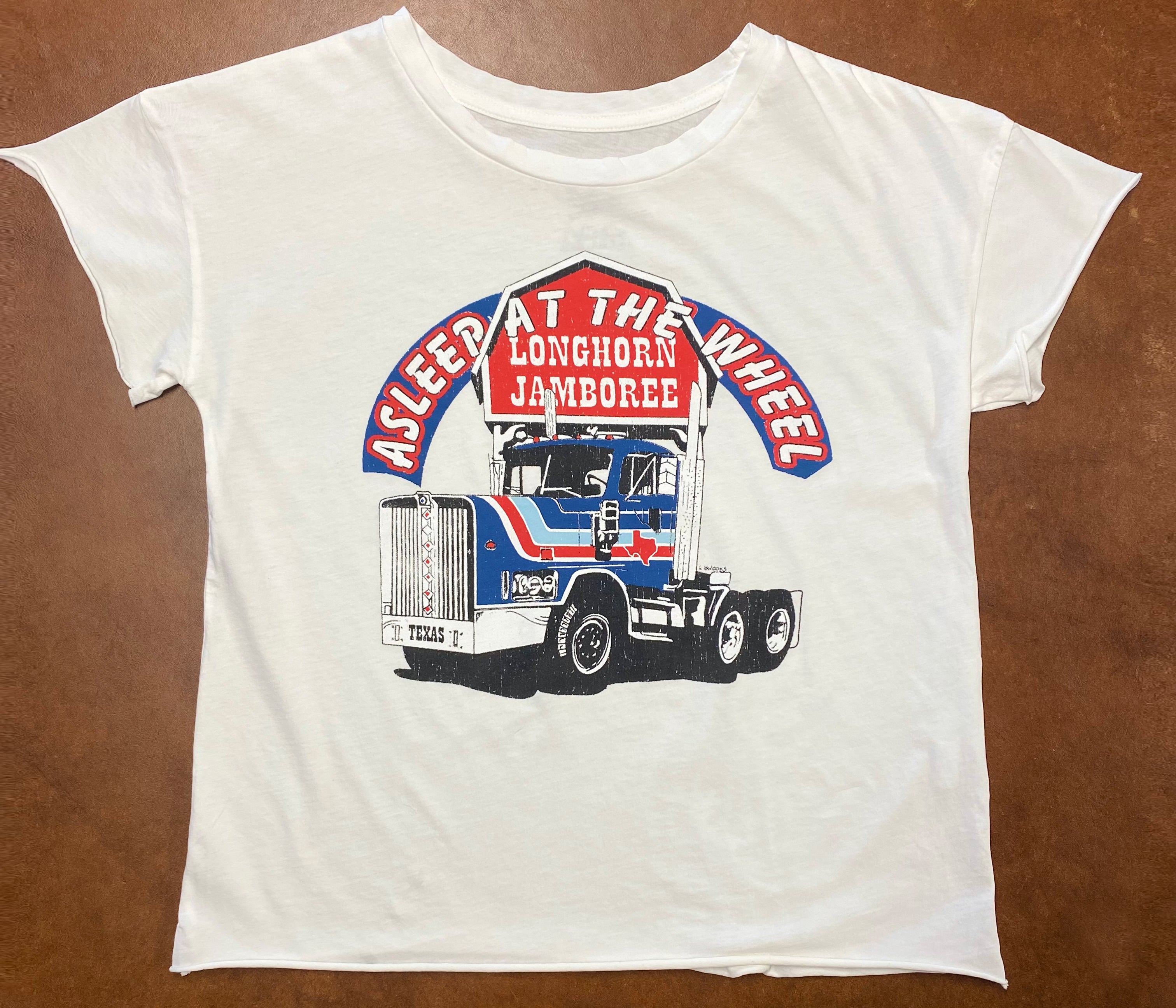 Asleep at The Wheel Longhorn Jamboree Cut off Crop Tee