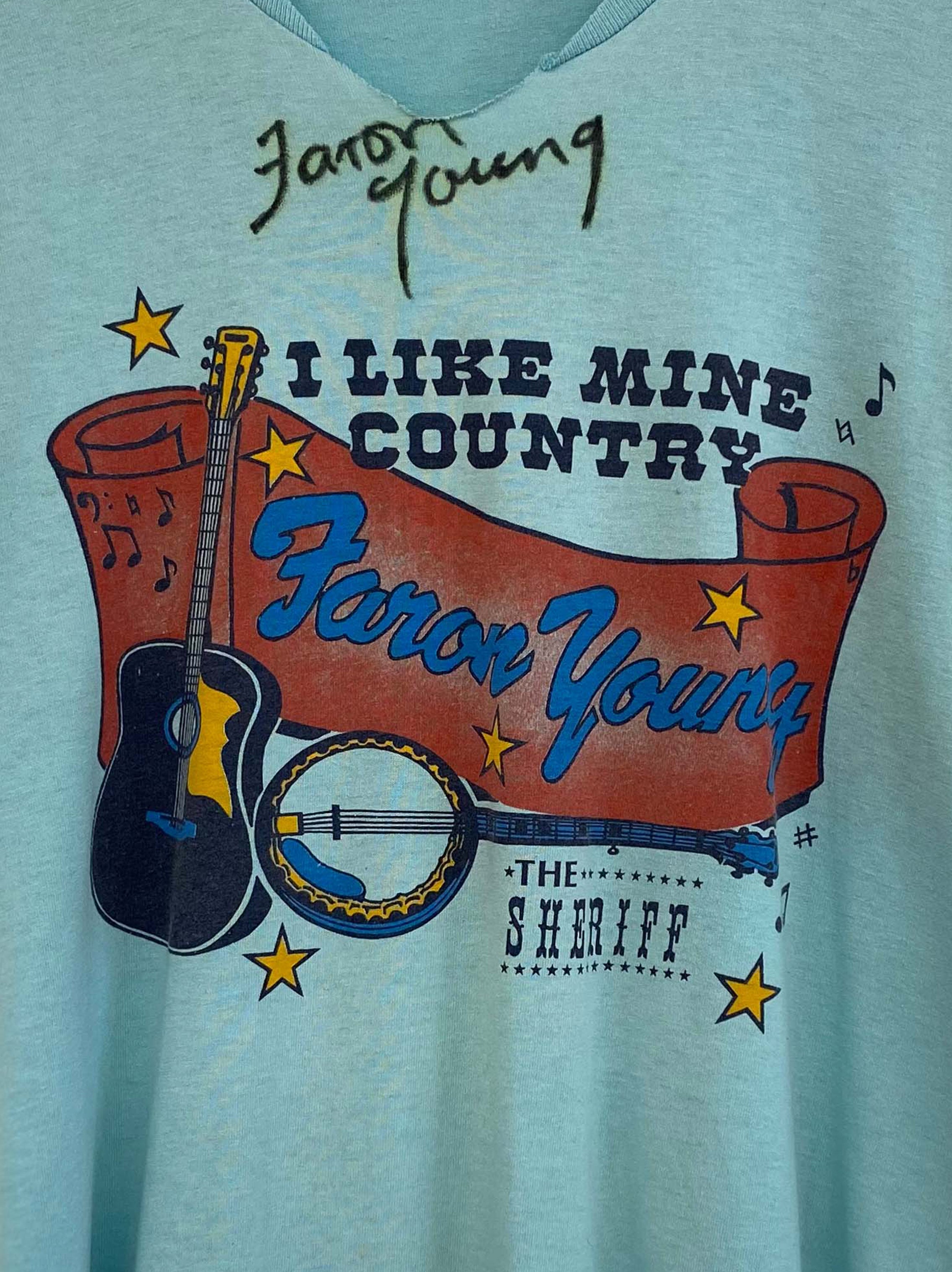 Signed Faron Young Vintage Tee