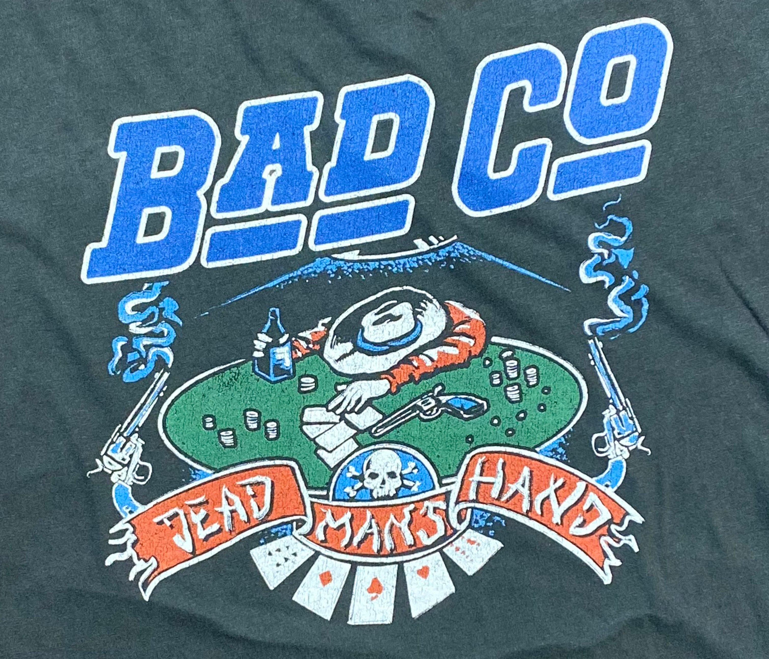 Bad Company Dead Man's Hand Cut Off Crop Tee