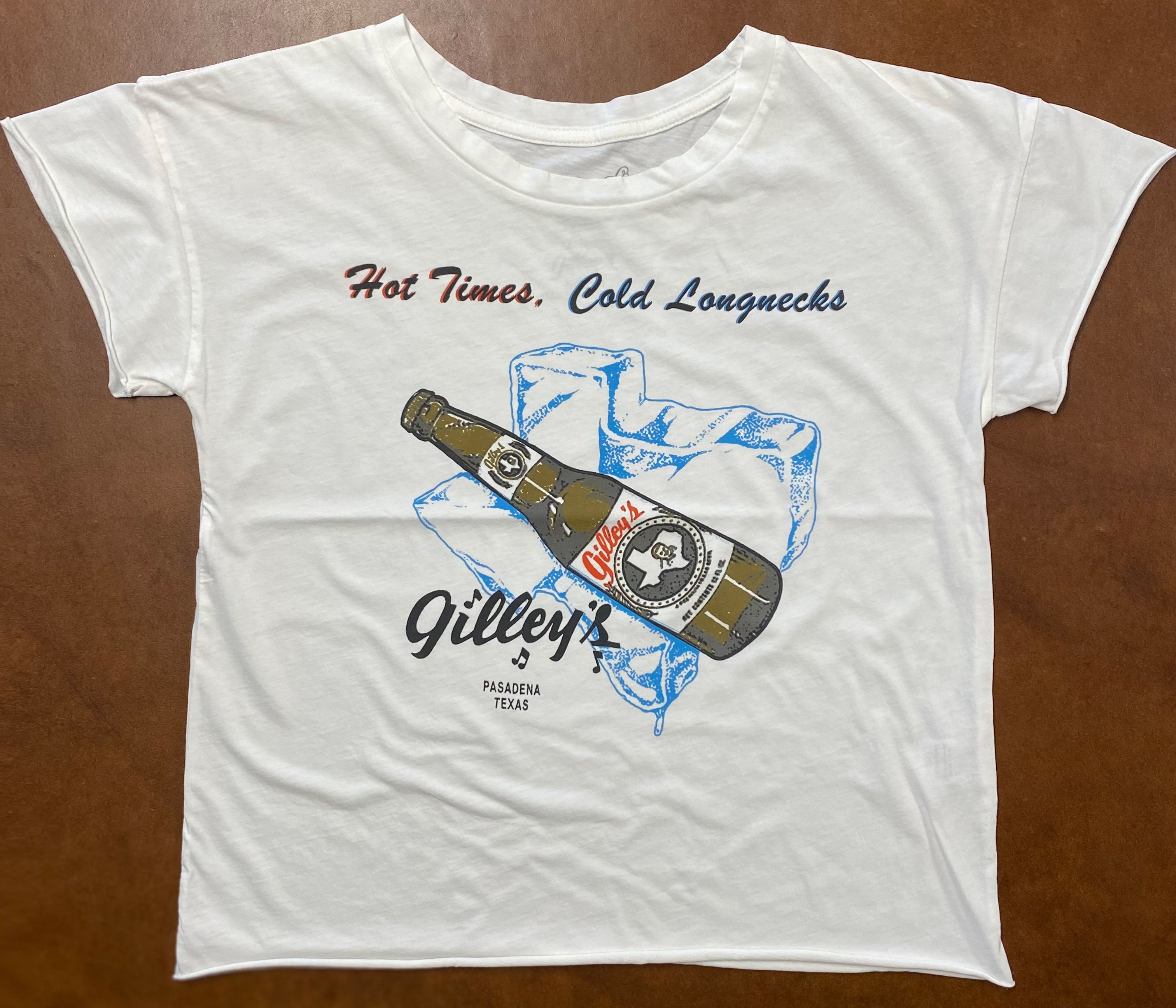 Gilley's Hot Times Cut off Crop Tee