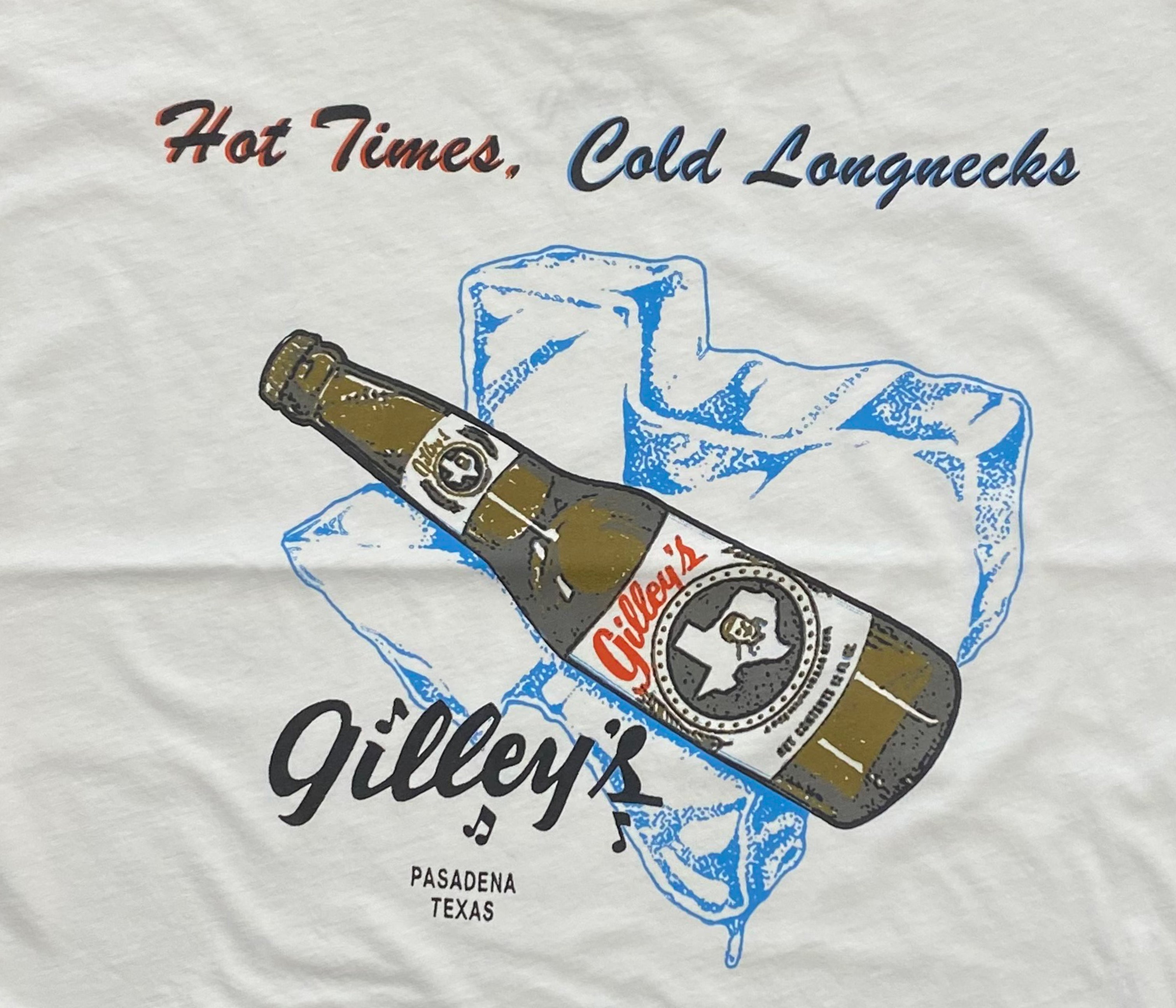 Gilley's Hot Times Cut off Crop Tee