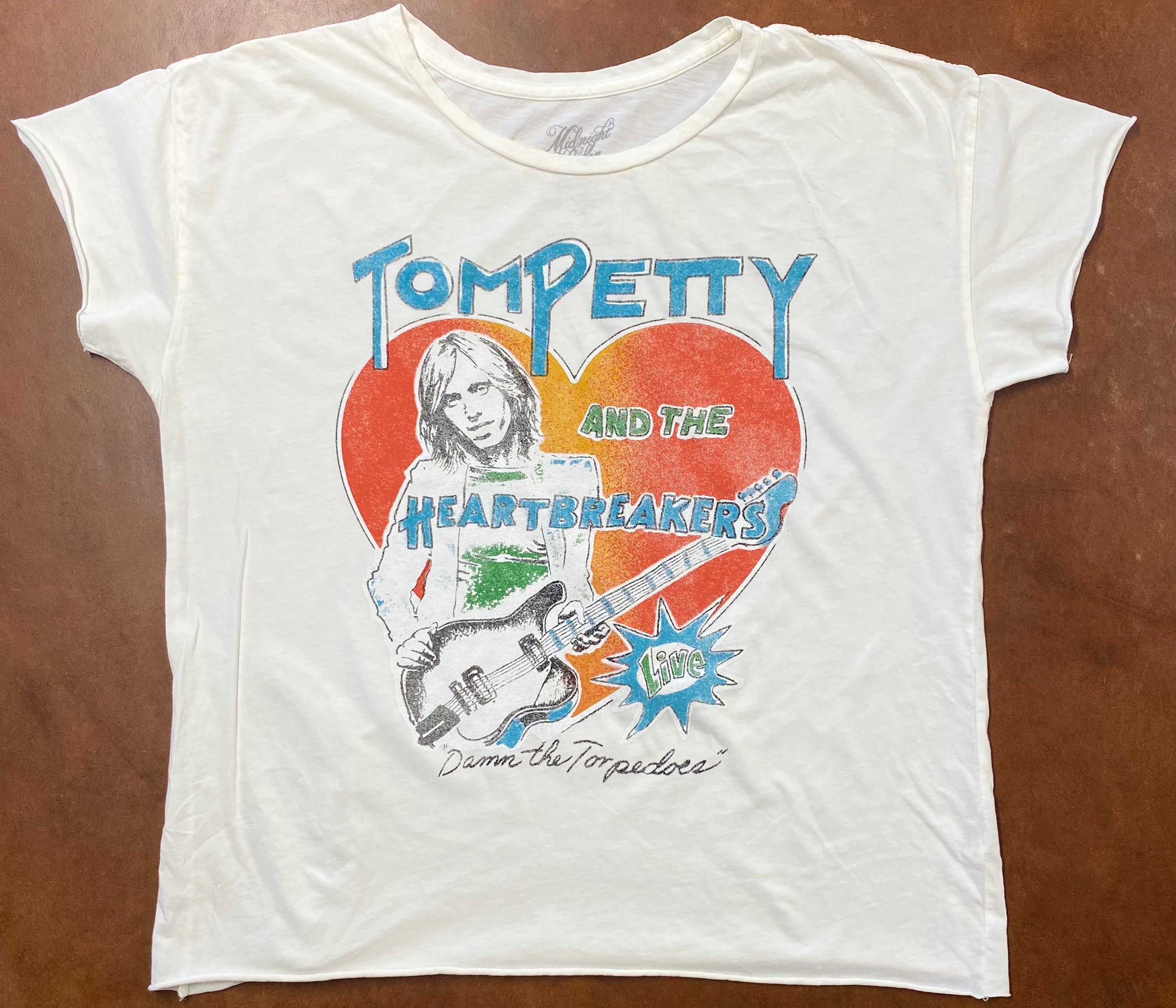 Tom Petty and the Heartbreakers Live Cut off Crop Tee