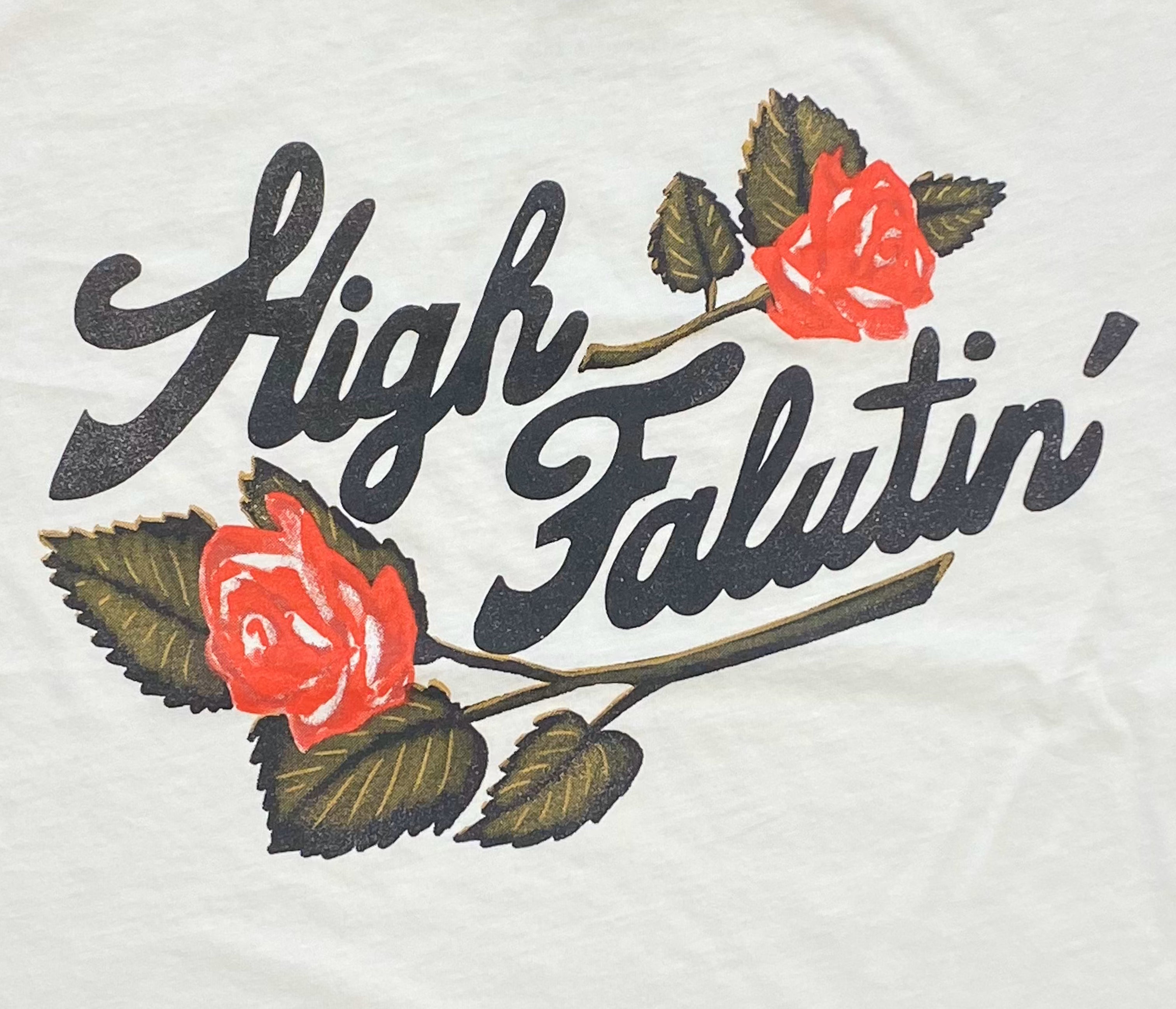 High Falutin' Cut off Crop Tee