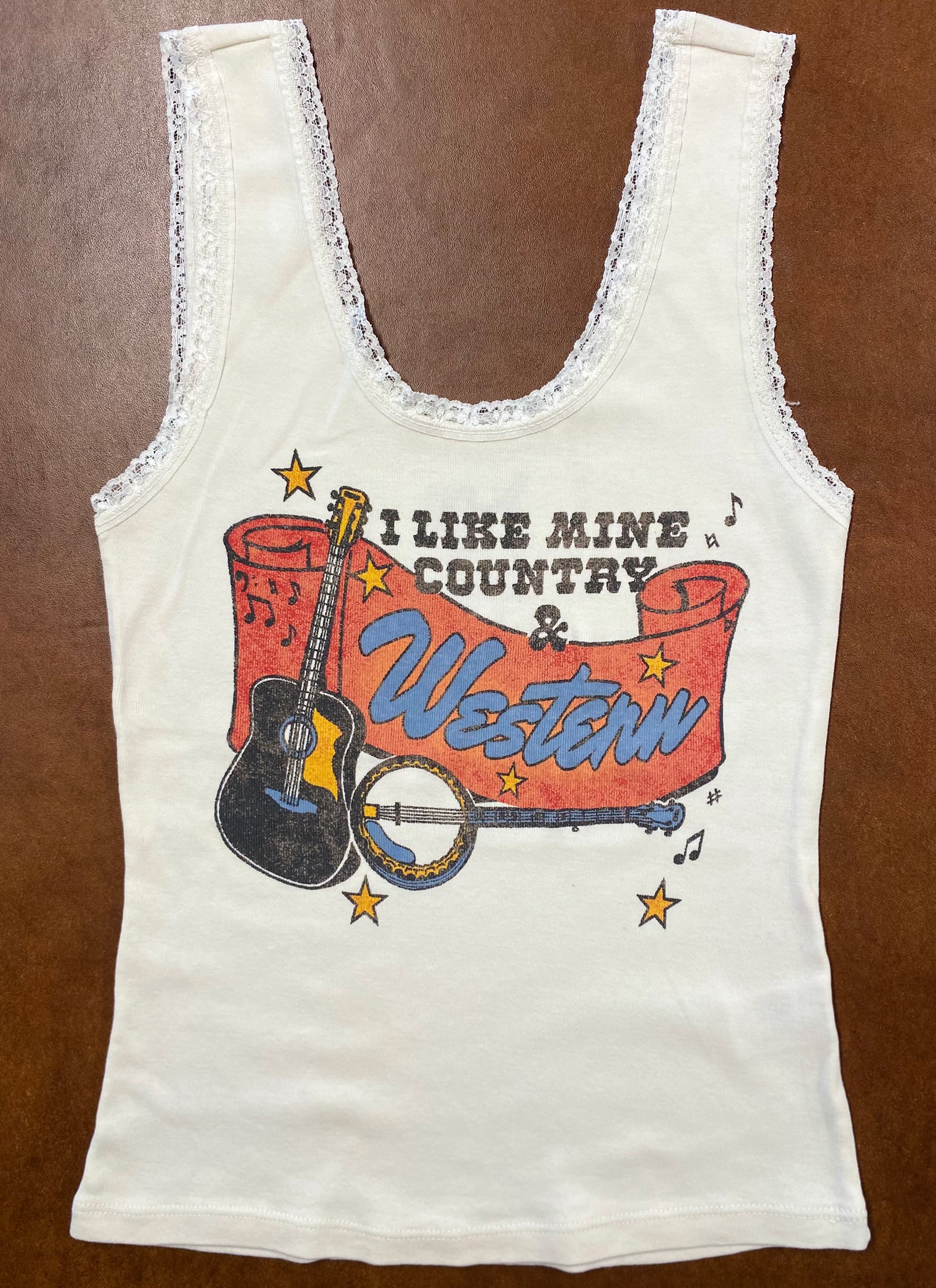 I like Mine Country Lace Tank