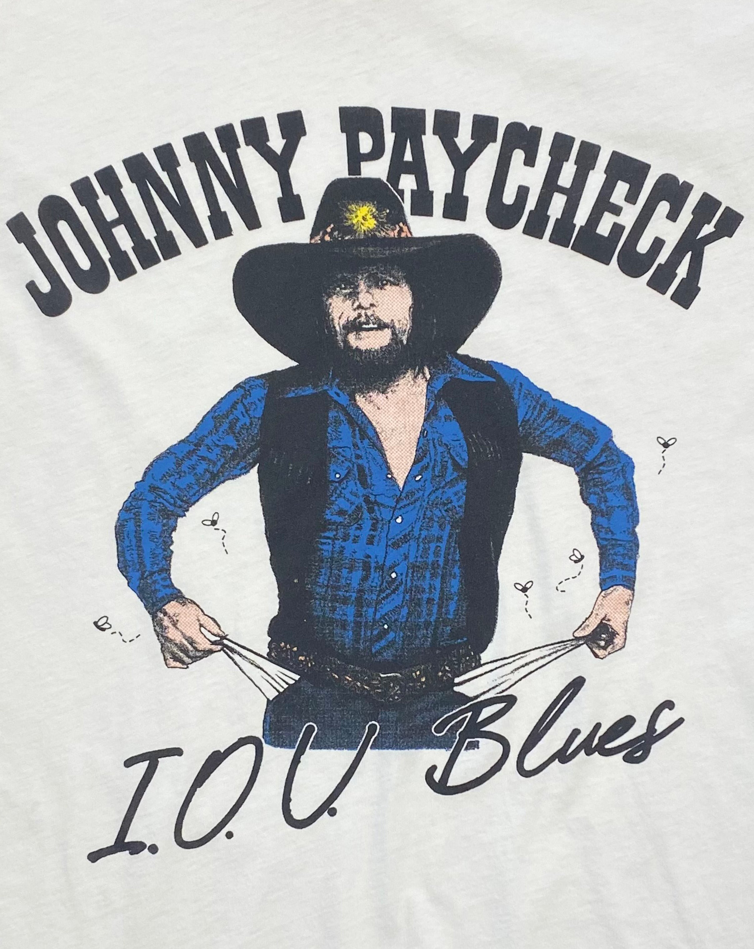 Johnny Paycheck I.O.U. Blues Muscle Tee