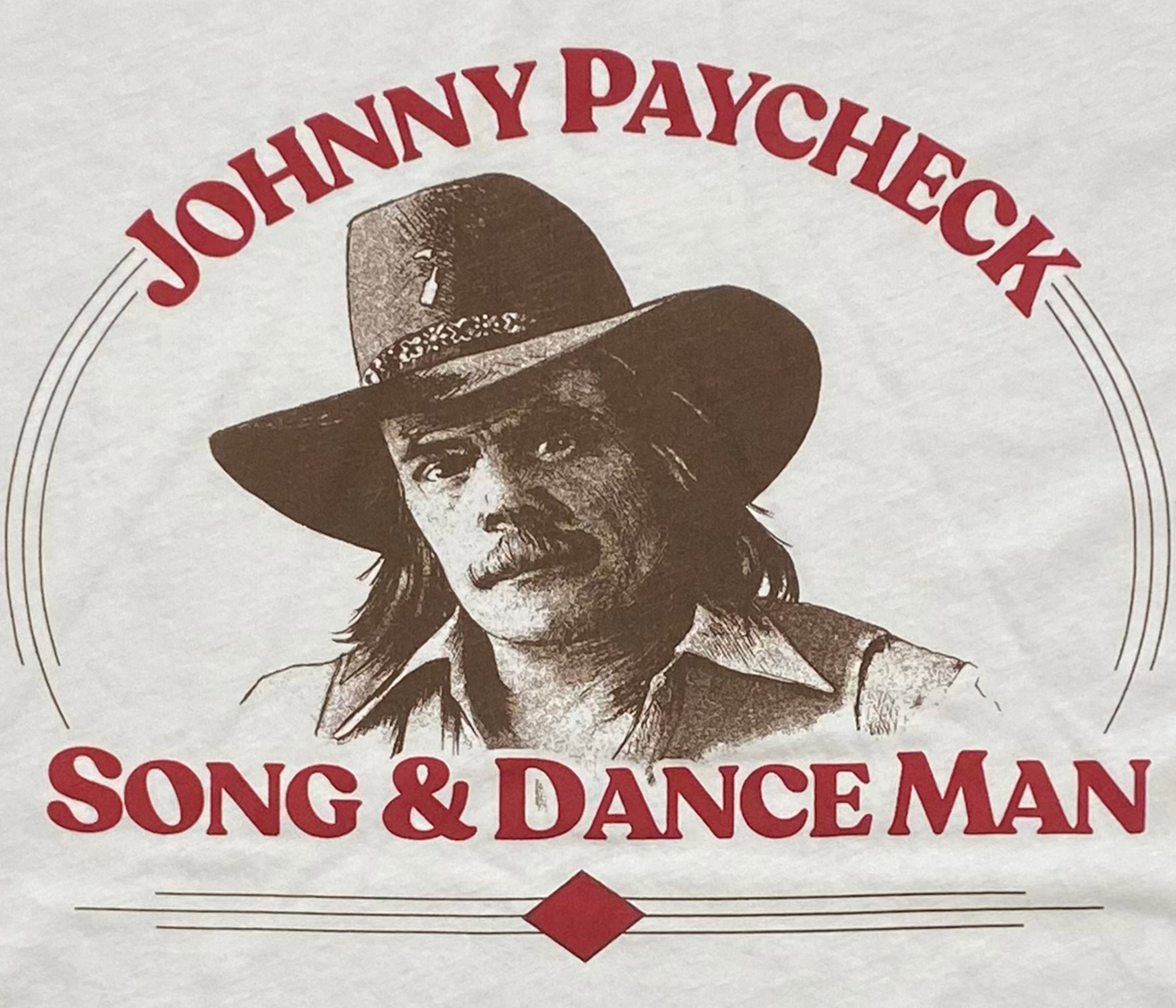 Johnny Paycheck Song & Dance Man Cut Off Crop Tee