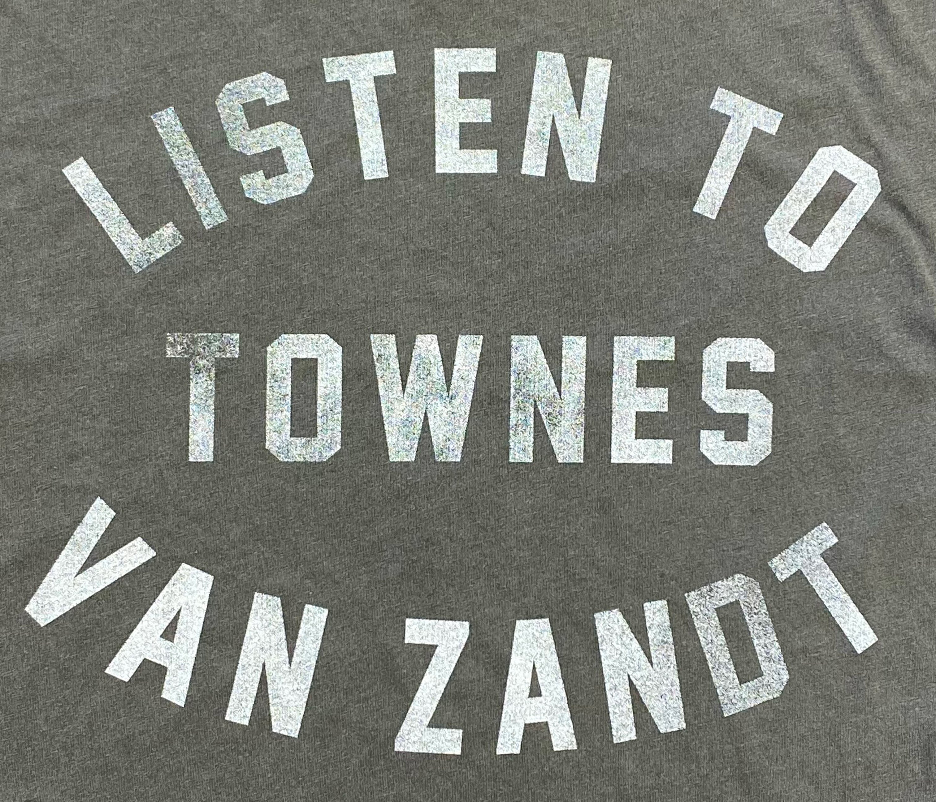 Listen to Townes Cut off Crop Tee