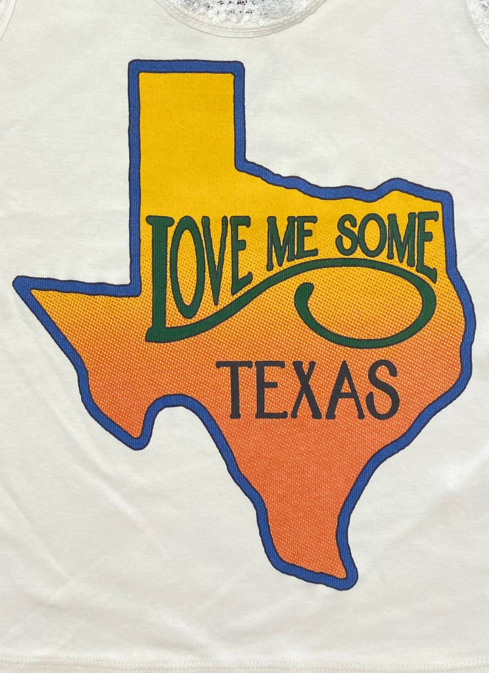 Love Me Some Texas Lace Tank