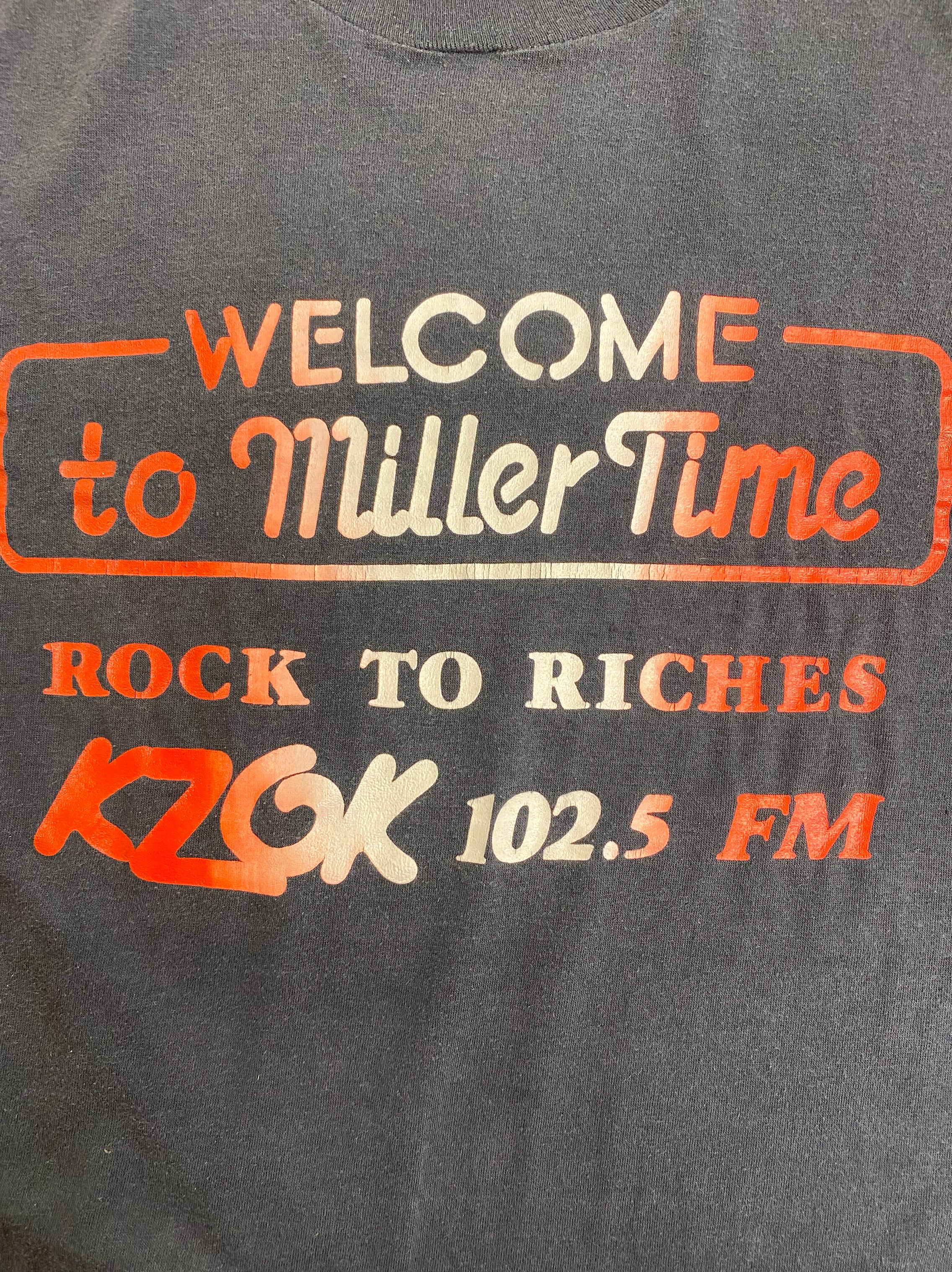 Welcome To Miller Time Vintage Tee