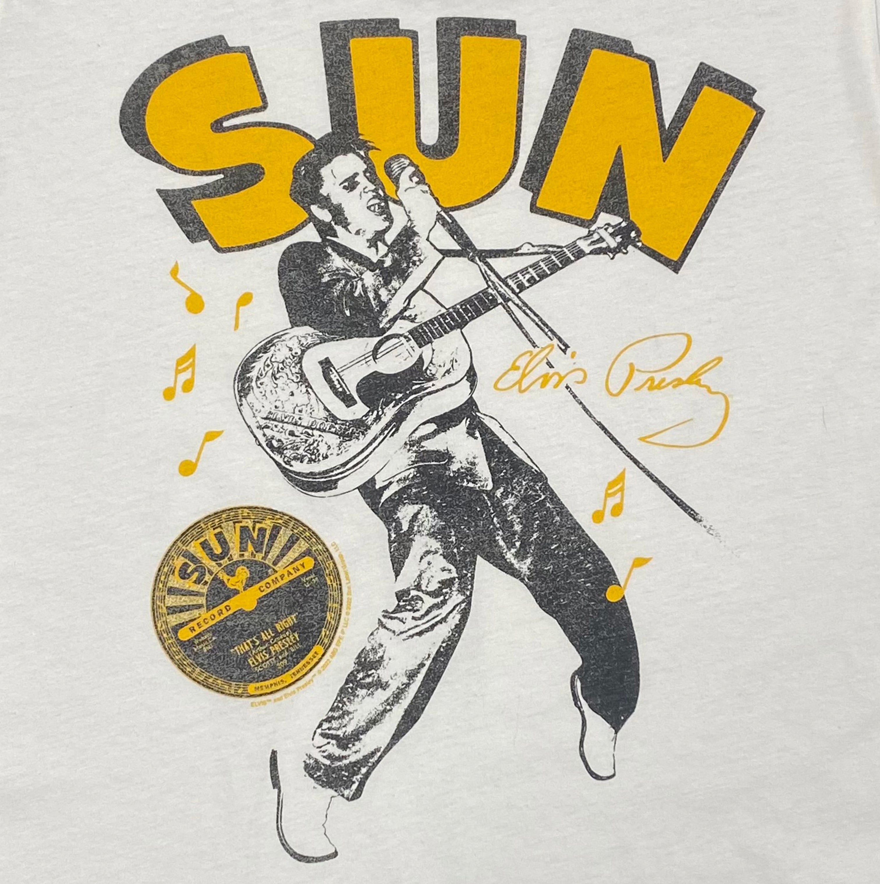 Sun Records Elvis Unisex Tee