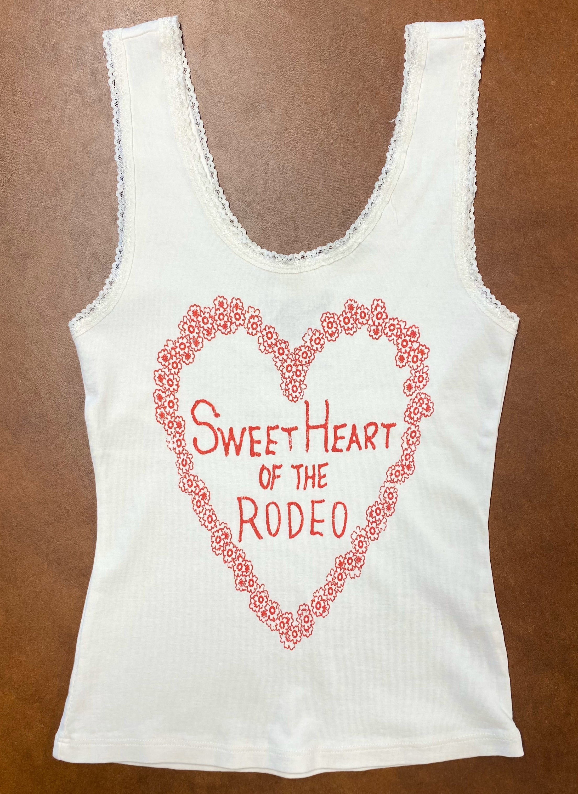 Sweetheart of the Rodeo Lace Tank