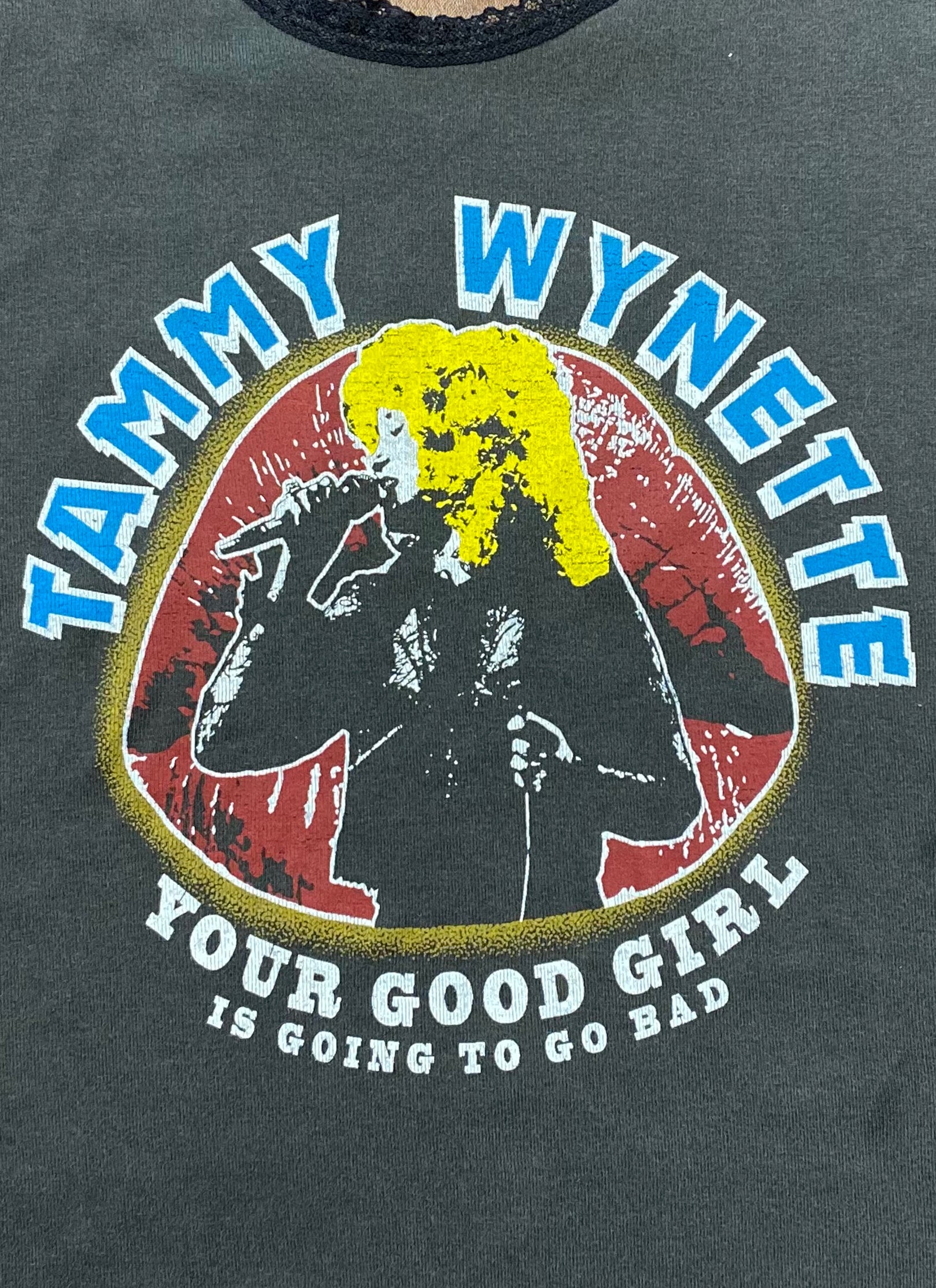 Tammy Wynette Your Good Girl Lace Tank