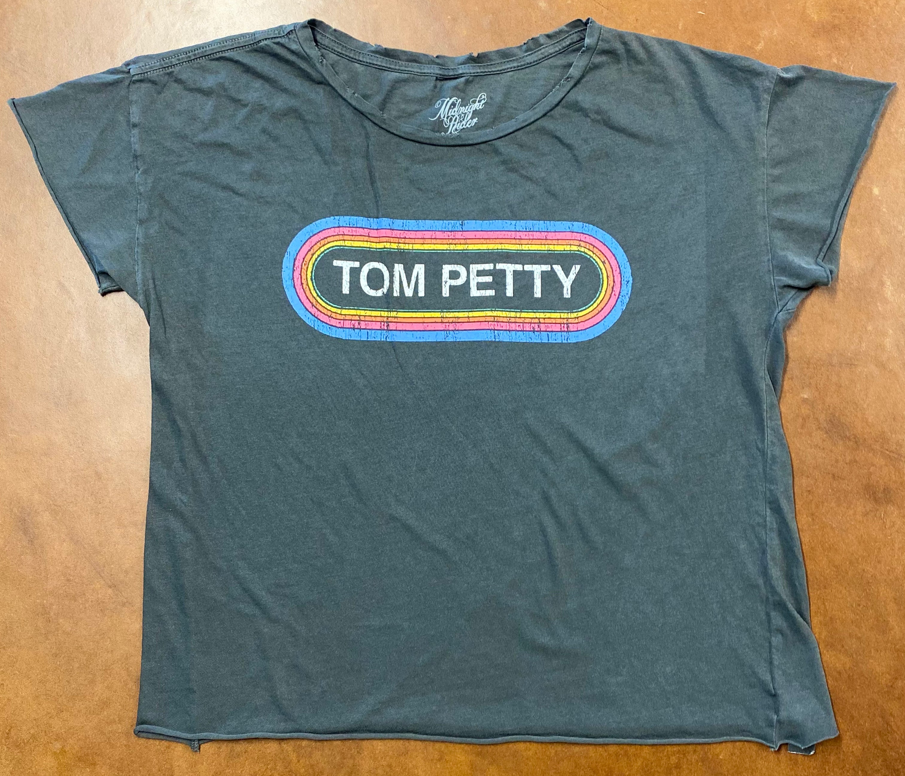 Tom Petty Cut Off Crop Tee