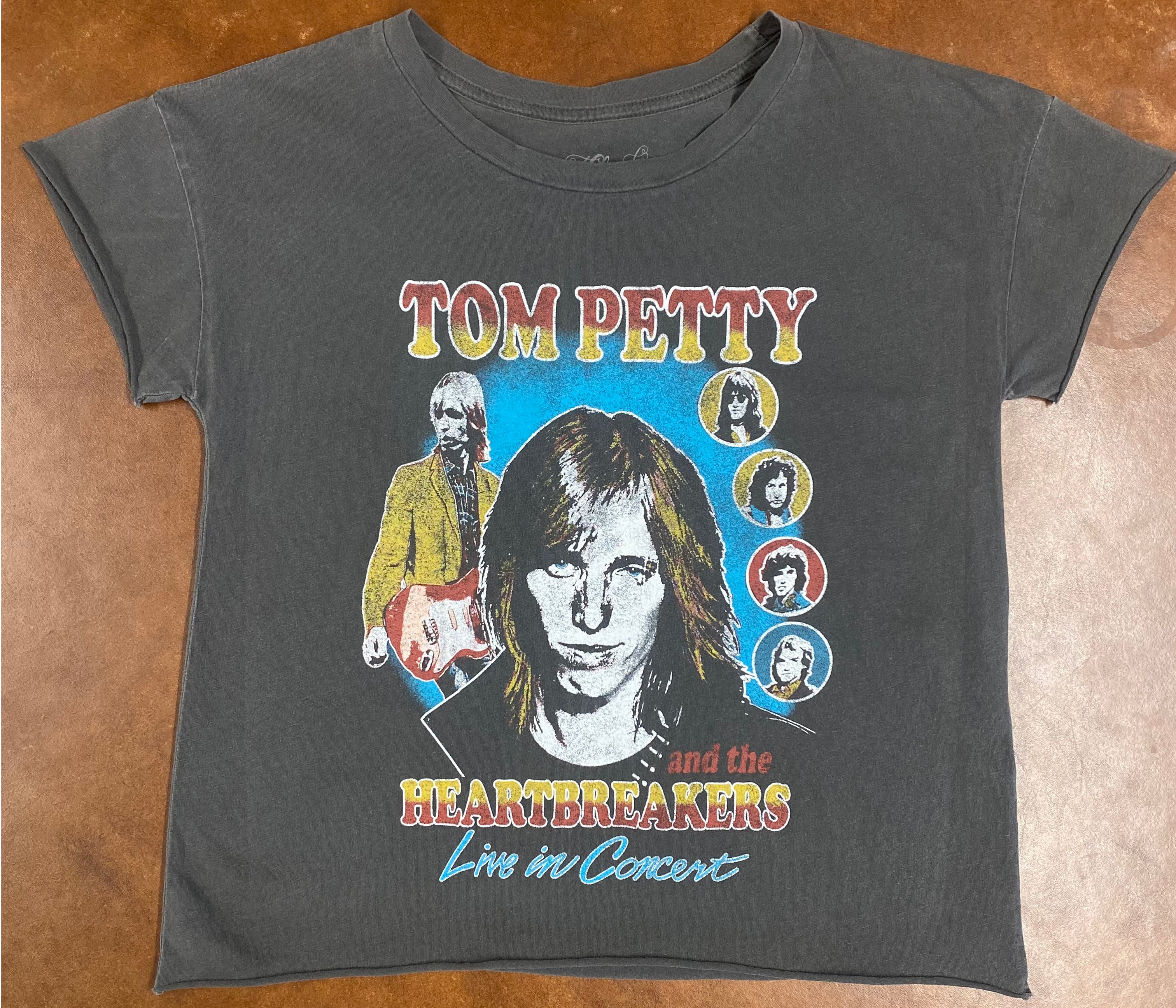 Tom Petty and The Heartbreakers Live in Concert Cut off Crop Tee