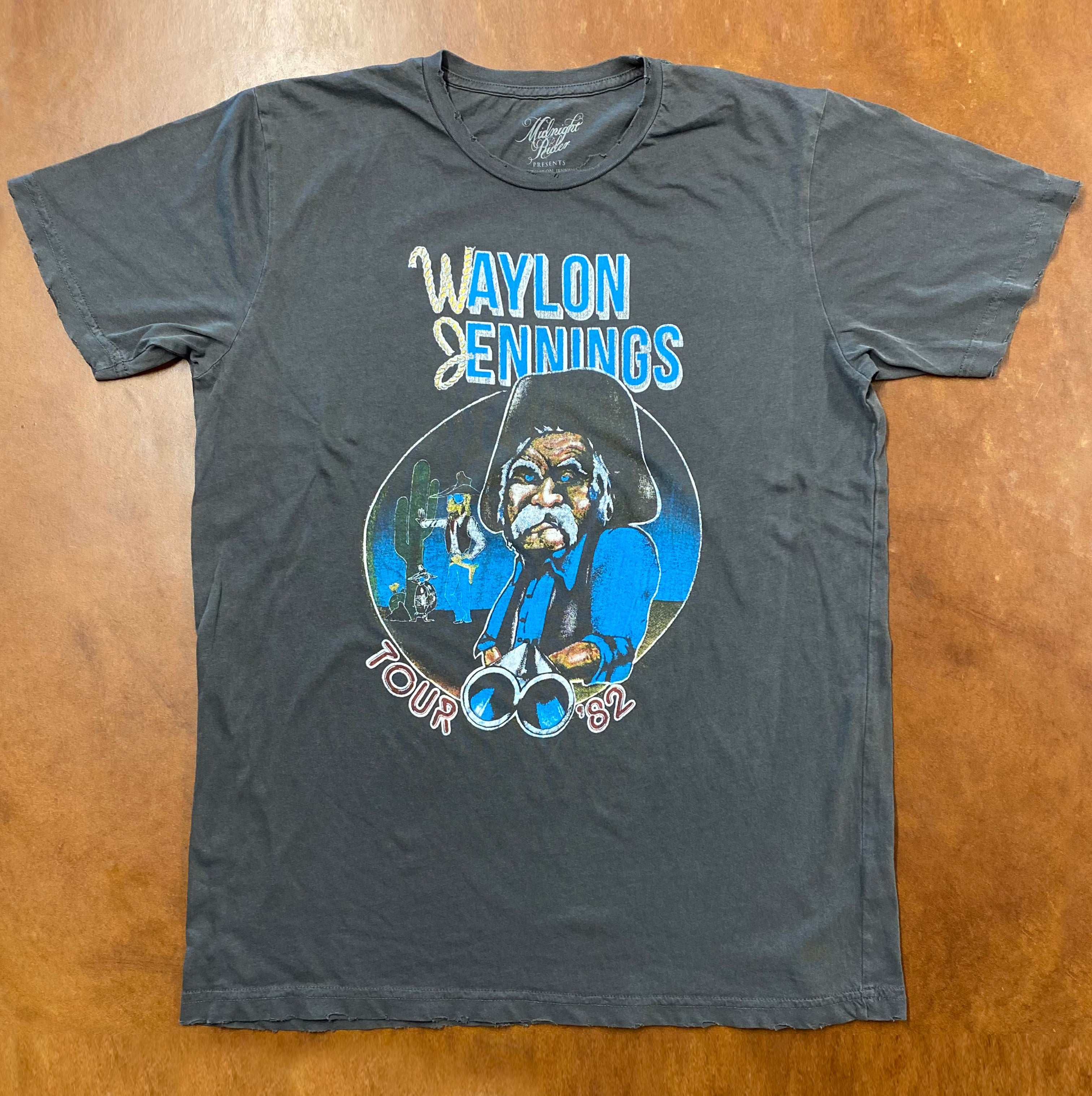 Waylon Jennings Tour 82 Unisex Tee