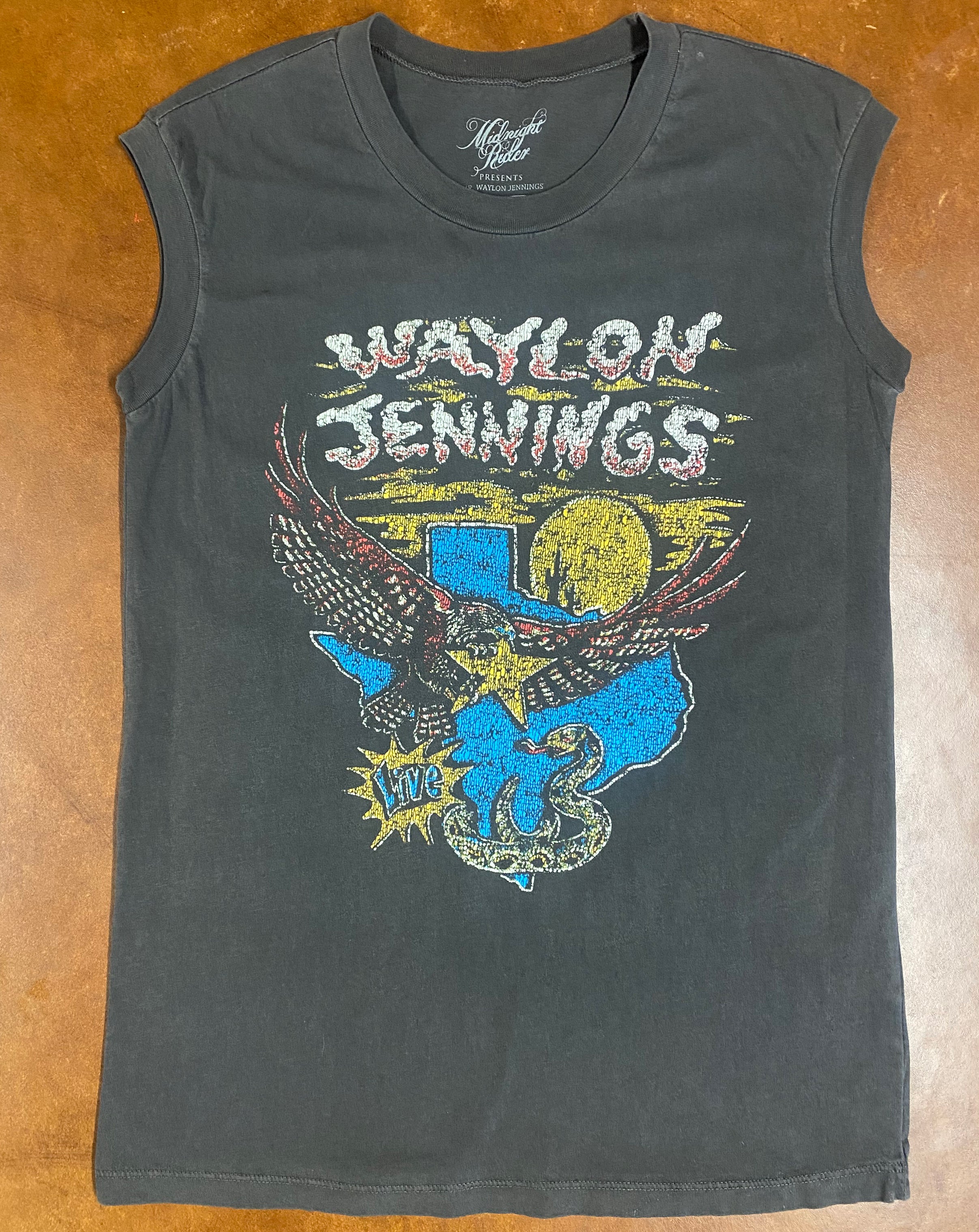 Waylon Jennings Eagle Muscle Tee