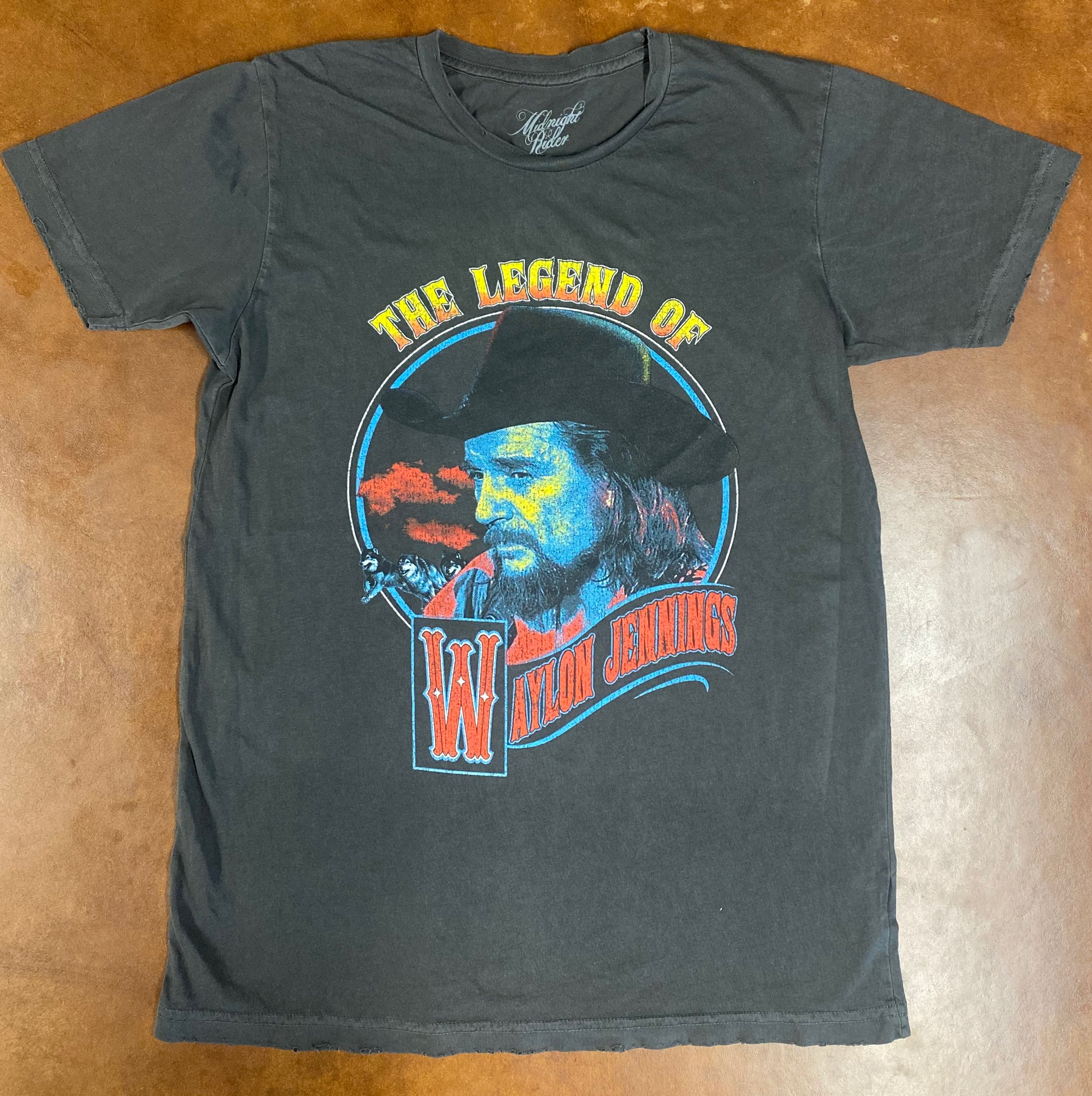 Waylon Jennings The Legend Unisex Tee