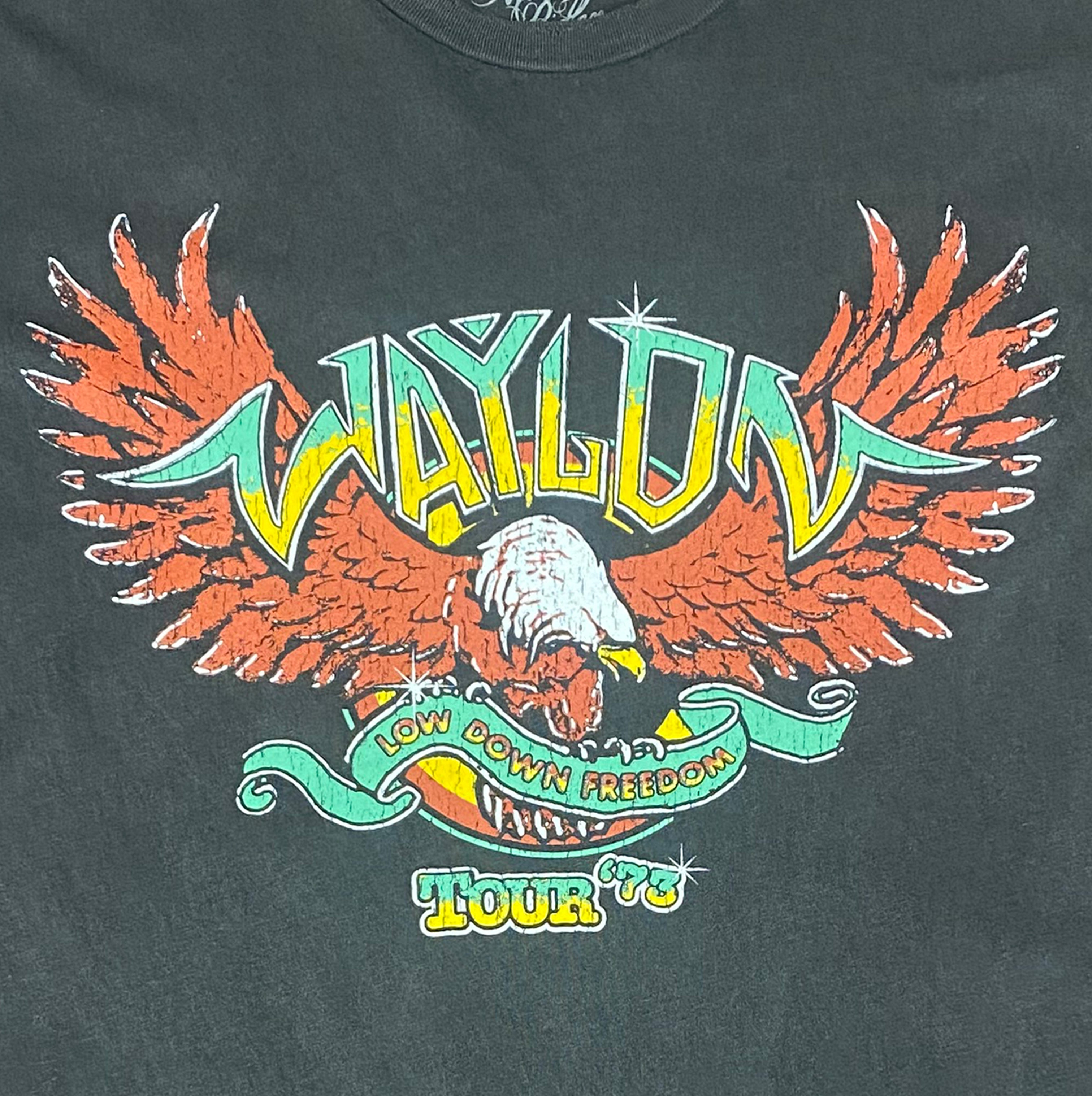 Waylon Jennings Tour 73 Unisex tee