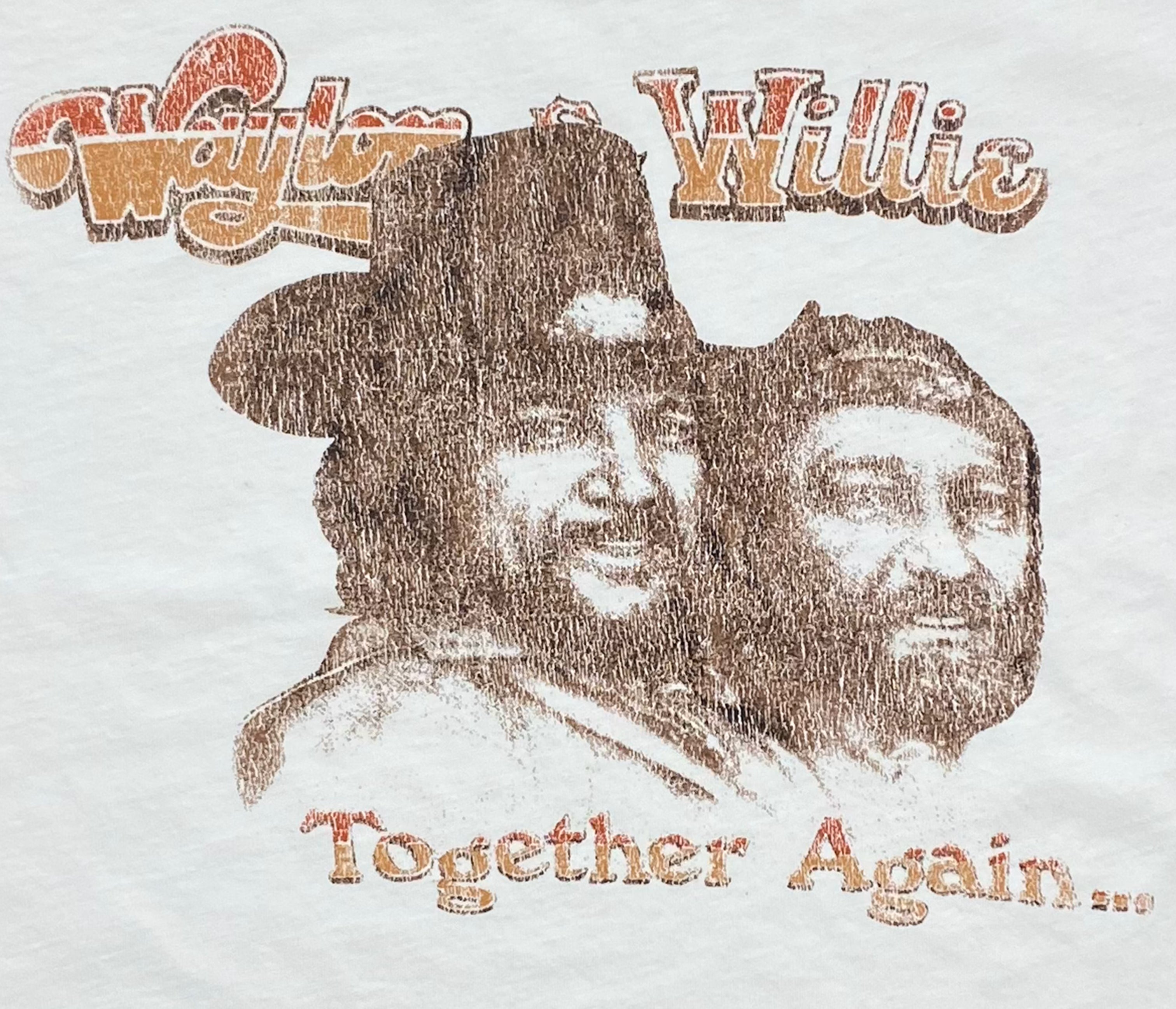 Waylon & Willie Cut off Crop Tee