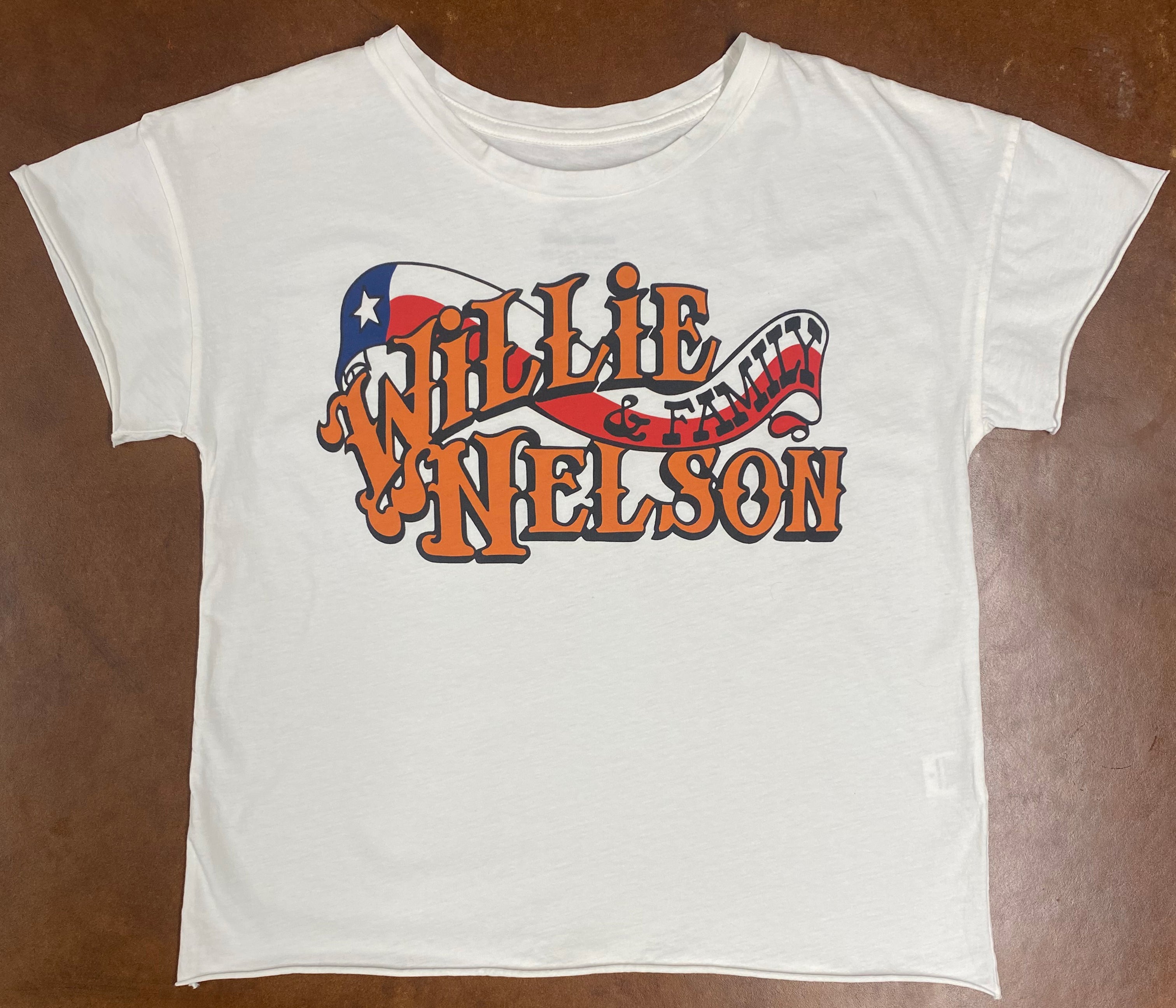 Willie & Family Cut off Crop tee