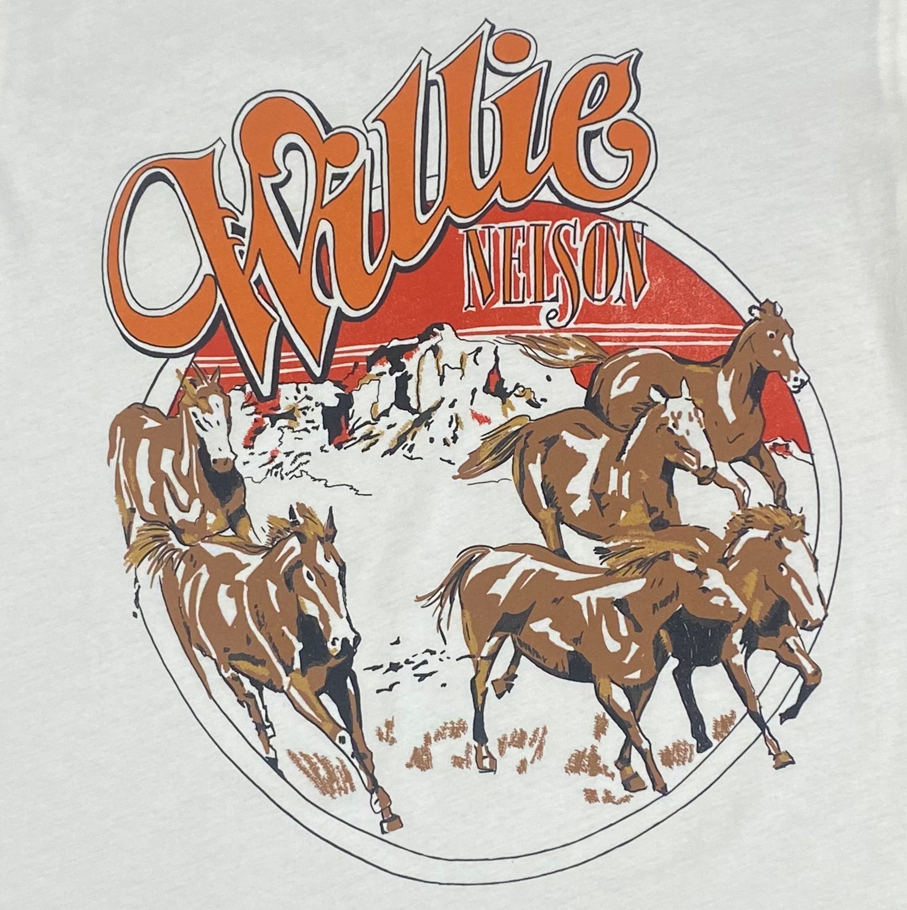 Willie Nelson Horses Unisex Tee